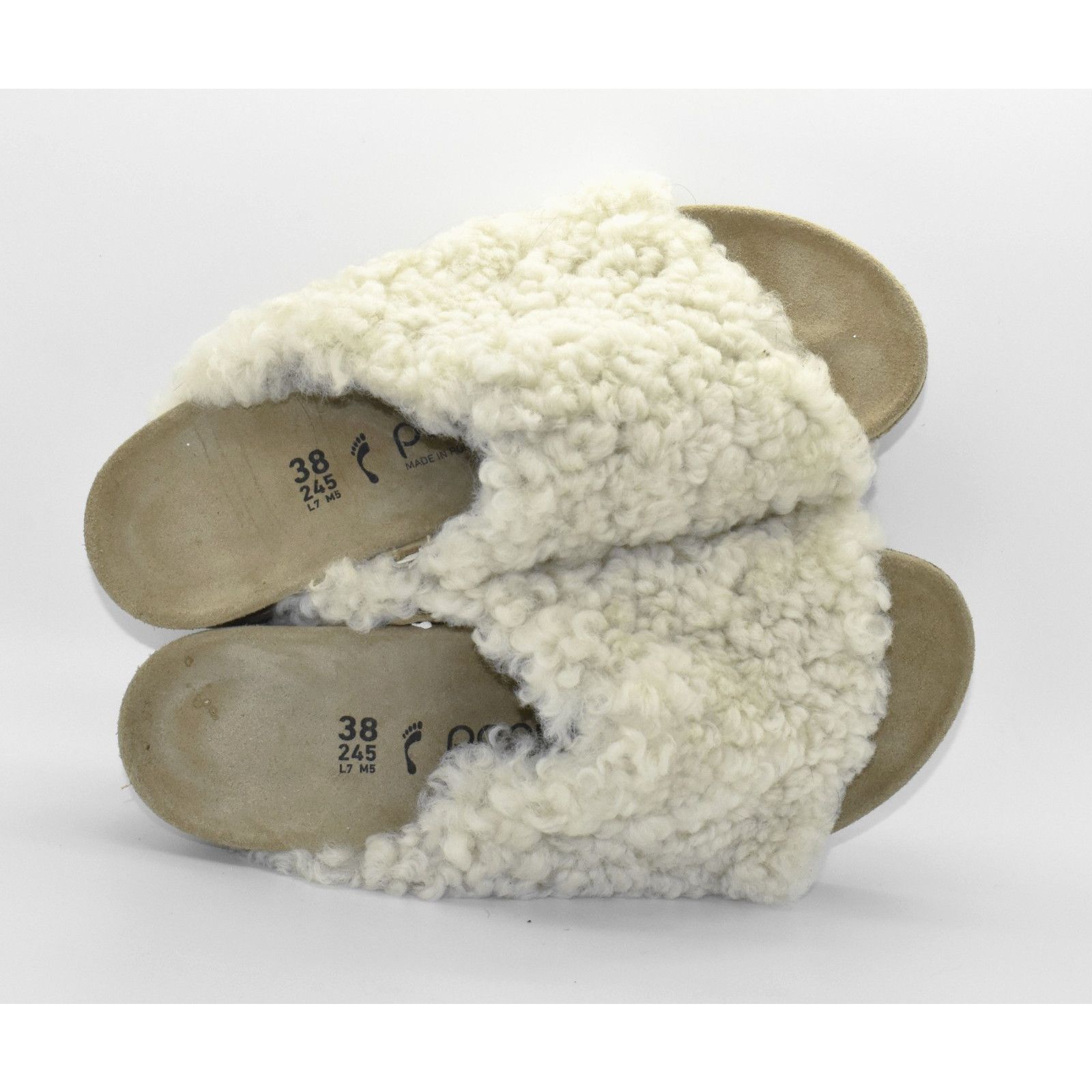 Birkenstock PAPILLIO BY BIRKENSTOCK Namica Teddy Shearling Wool Wedge 38 Size US 7 / IT 37 - 3 Thumbnail