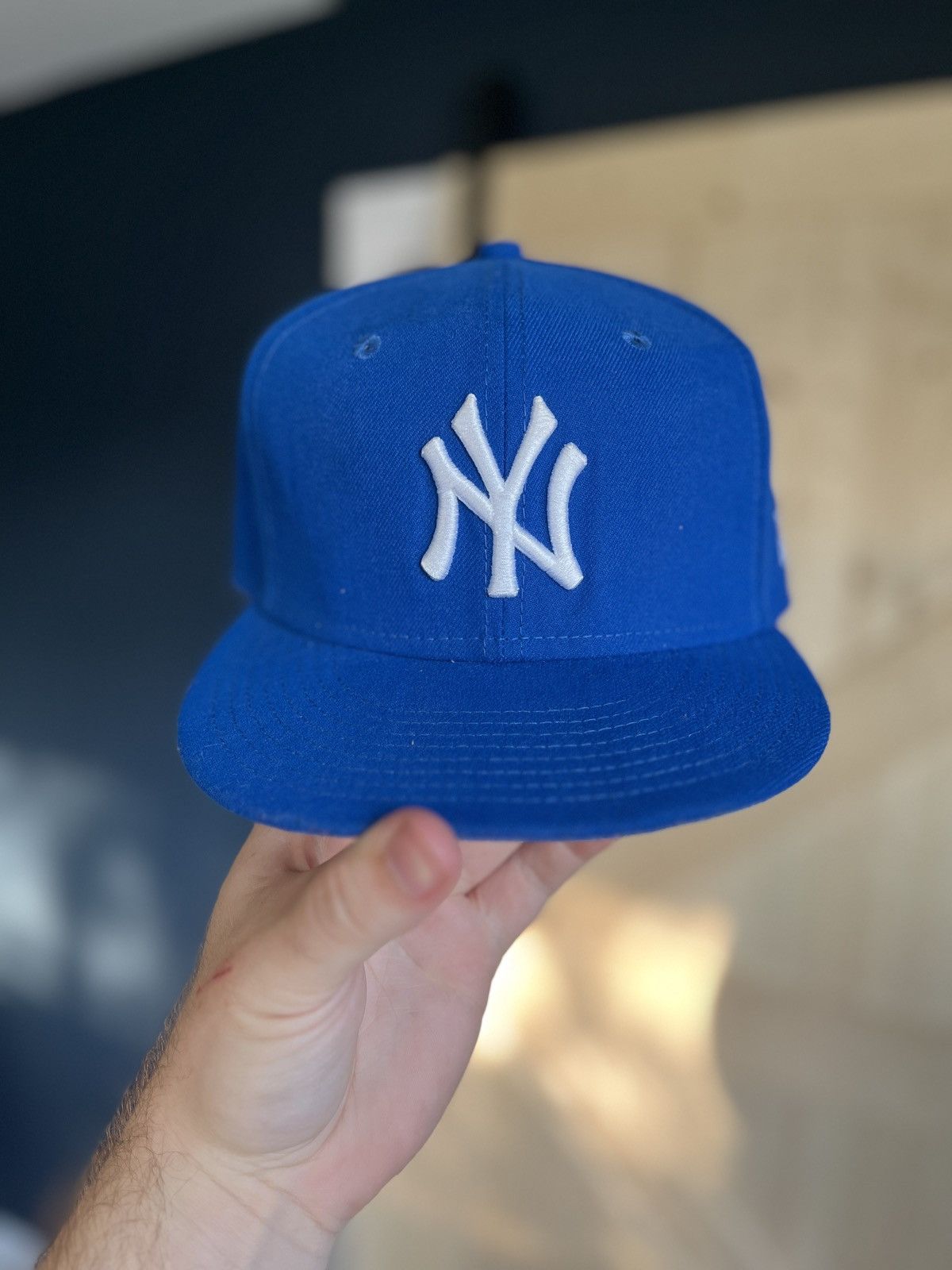 New Era Vintage Brand New New York Yankees Wool MLB Fitted Hat Size ONE SIZE - 1 Thumbnail