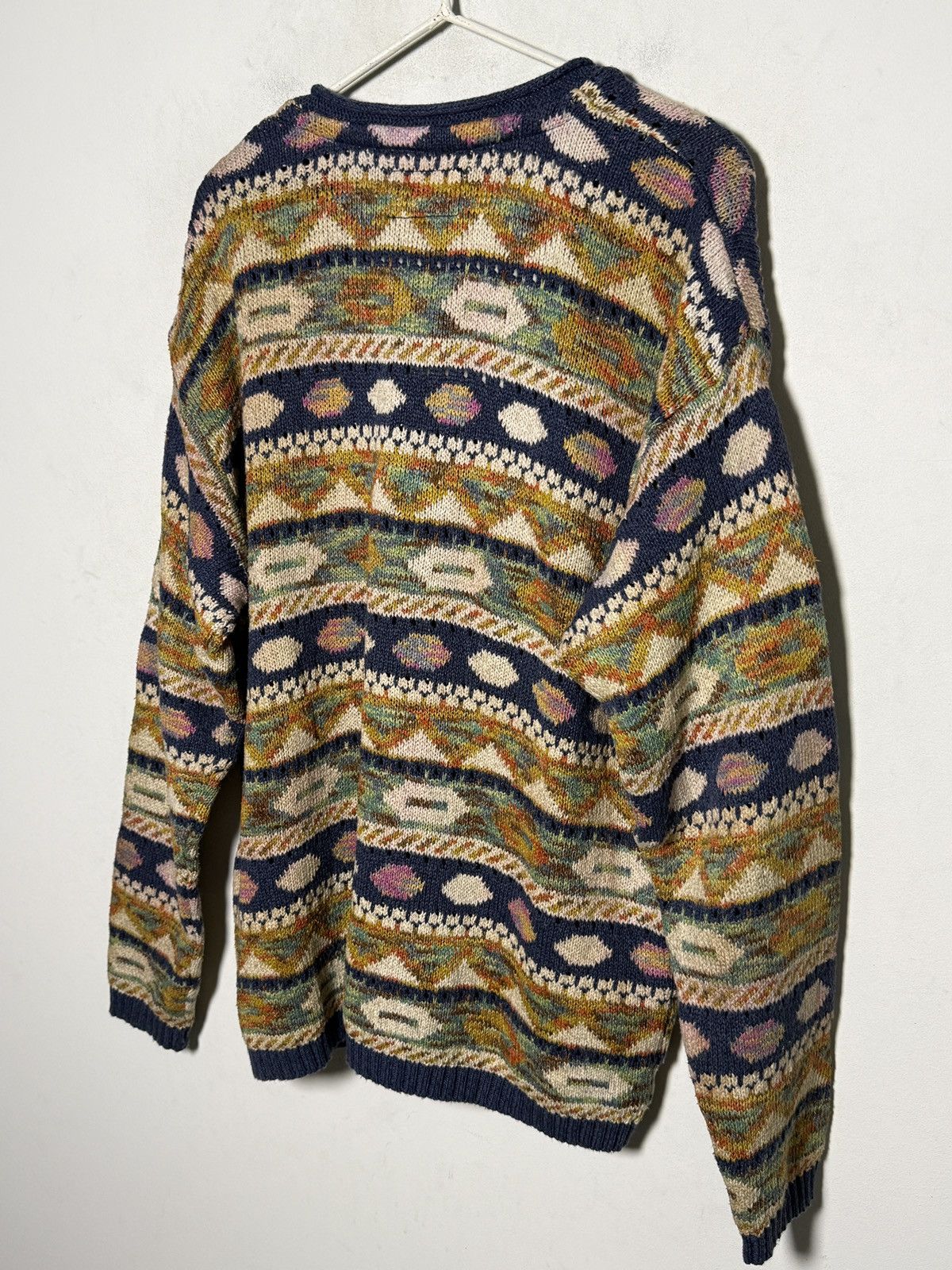 Giorgio Armani Armani silk blend patterned cardigan knit Size US L / EU 52-54 / 3 - 8 Thumbnail