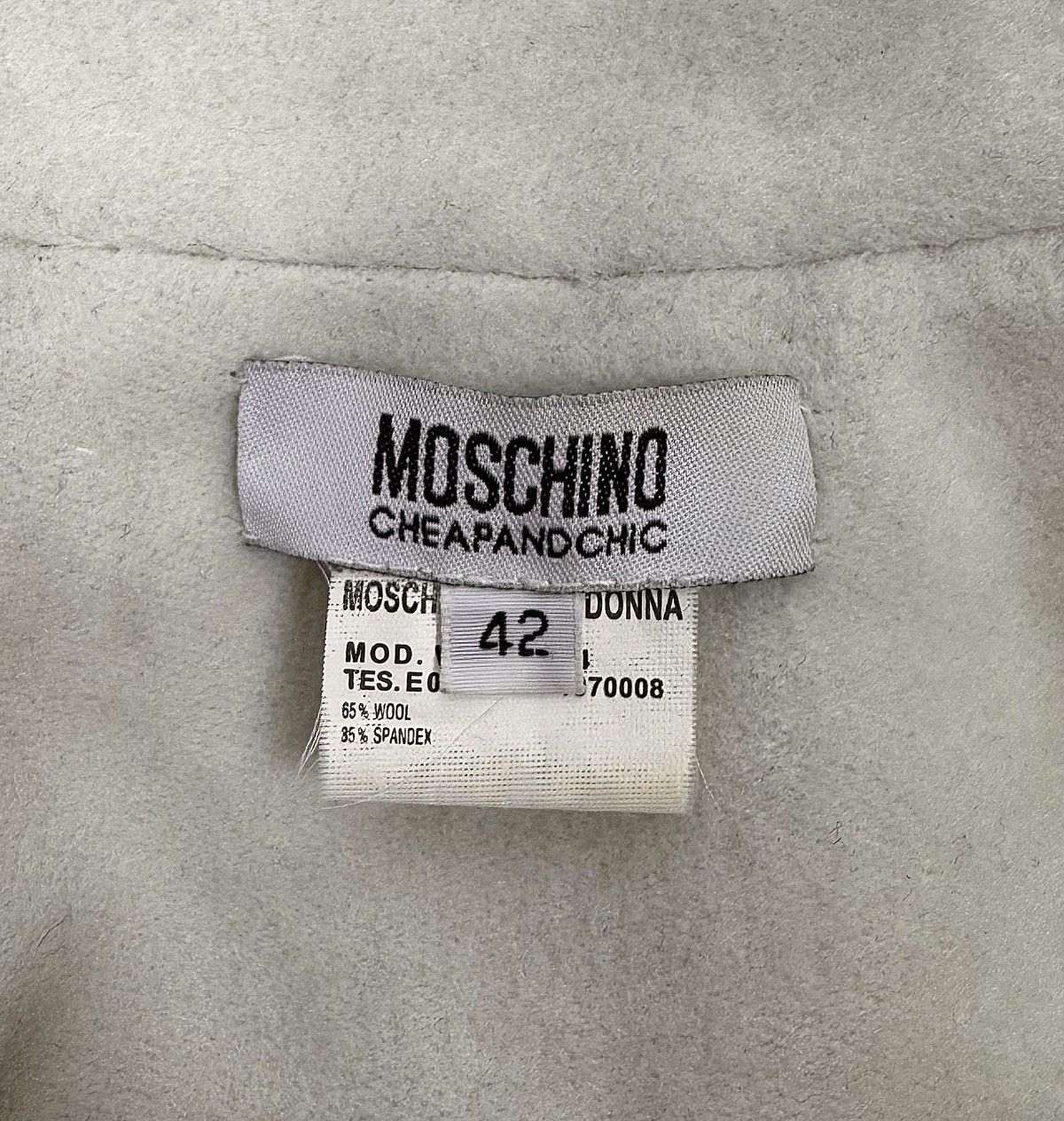 Moschino Moschino Cheap and Chic Vintage Wool Coat Embroidered Floral Size M / US 6-8 / IT 42-44 - 16 Thumbnail