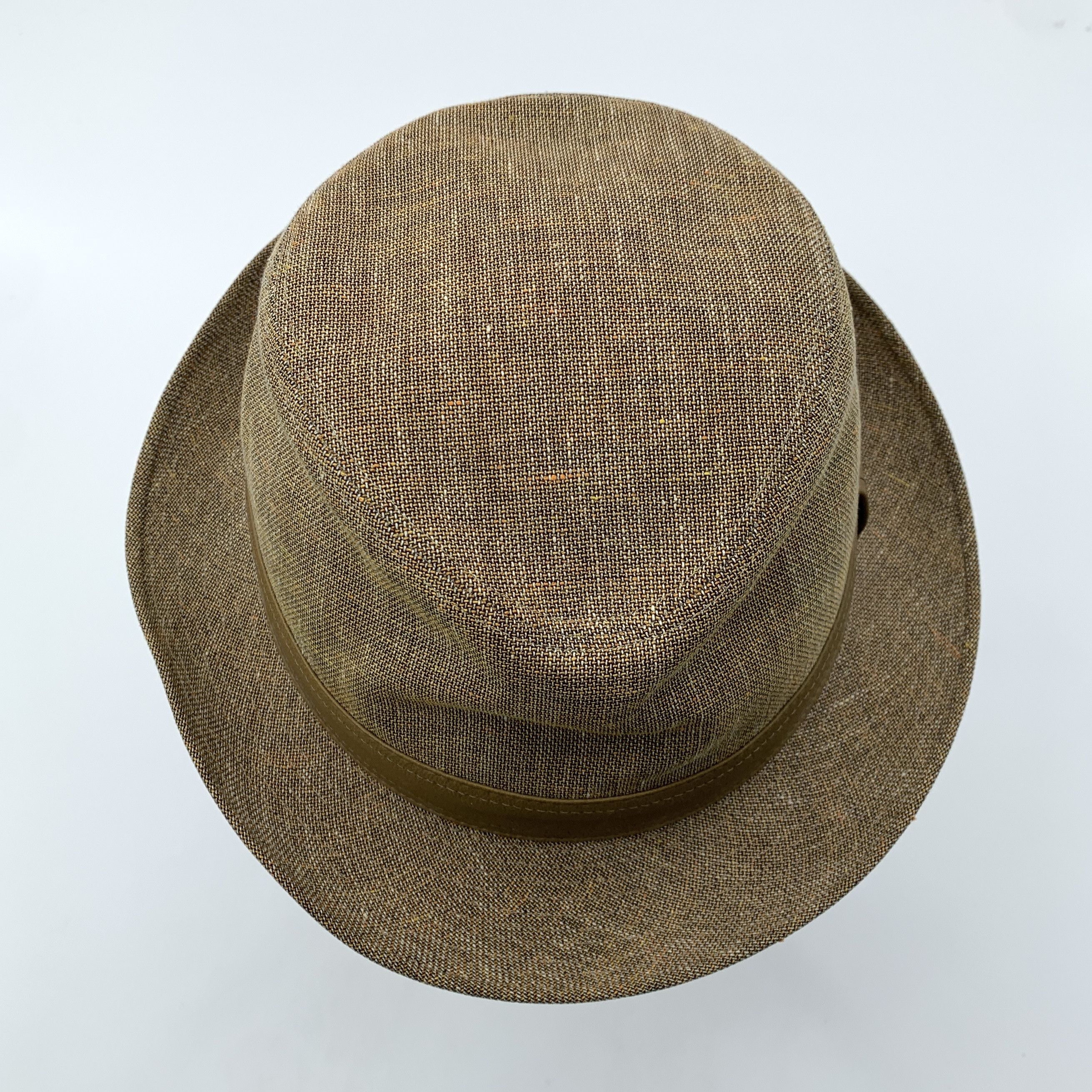 Hermes Hermes Linen Bucket Hat Brown (60 cm) Size ONE SIZE - 5 Thumbnail