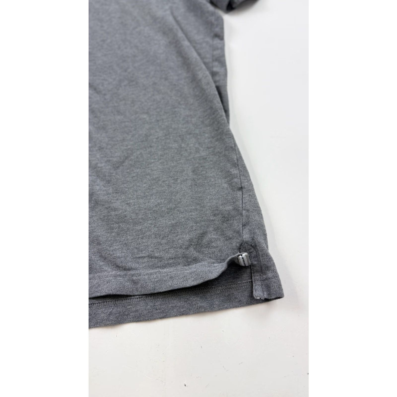 Banana Republic Banana Republic Polo Shirt Mens L Gray Luxe Touch Short Sleeve Solid Cotton Spandex Slim Breatherable Size US L / EU 52-54 / 3 - 2 Thumbnail