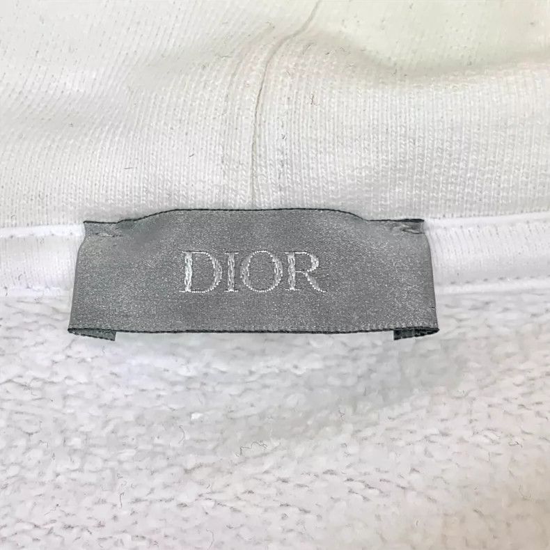 Dior Dior White letter embroidered cotton hooded drawstring long Size US S / EU 44-46 / 1 - 6 Thumbnail