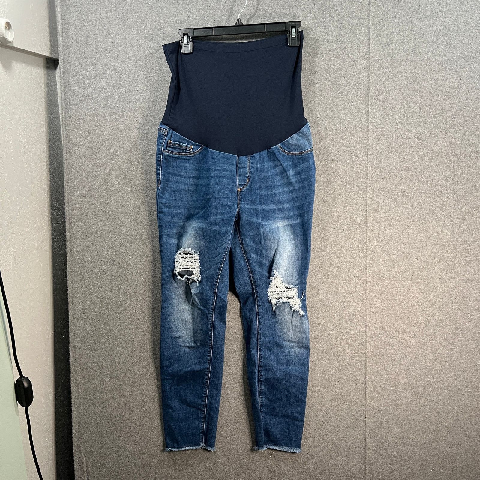 Other SONG Maternity Blue Jeans Women Size Large Size 38" / US 16 / IT 52 - 1 Thumbnail