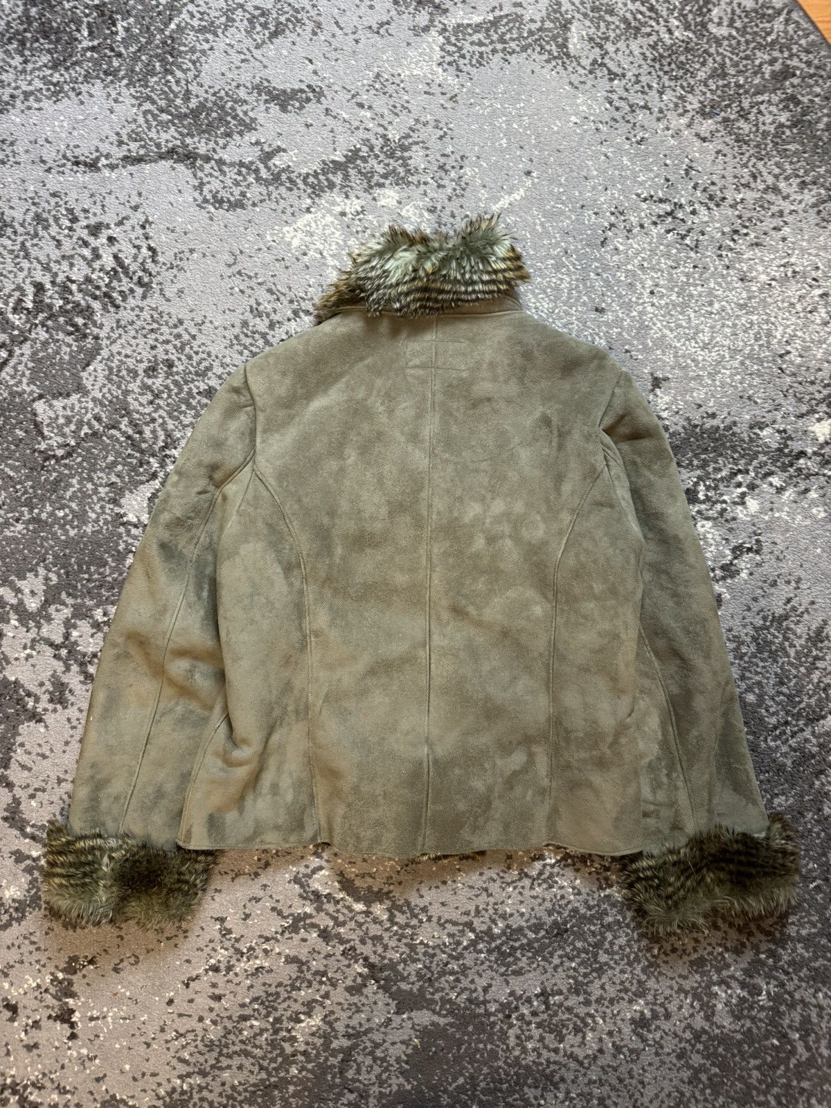 Vintage Vintage Y2K Asymmetrical Suede Fuzzy Fur Collar LGB Style Bo Size US S / EU 44-46 / 1 - 9 Thumbnail