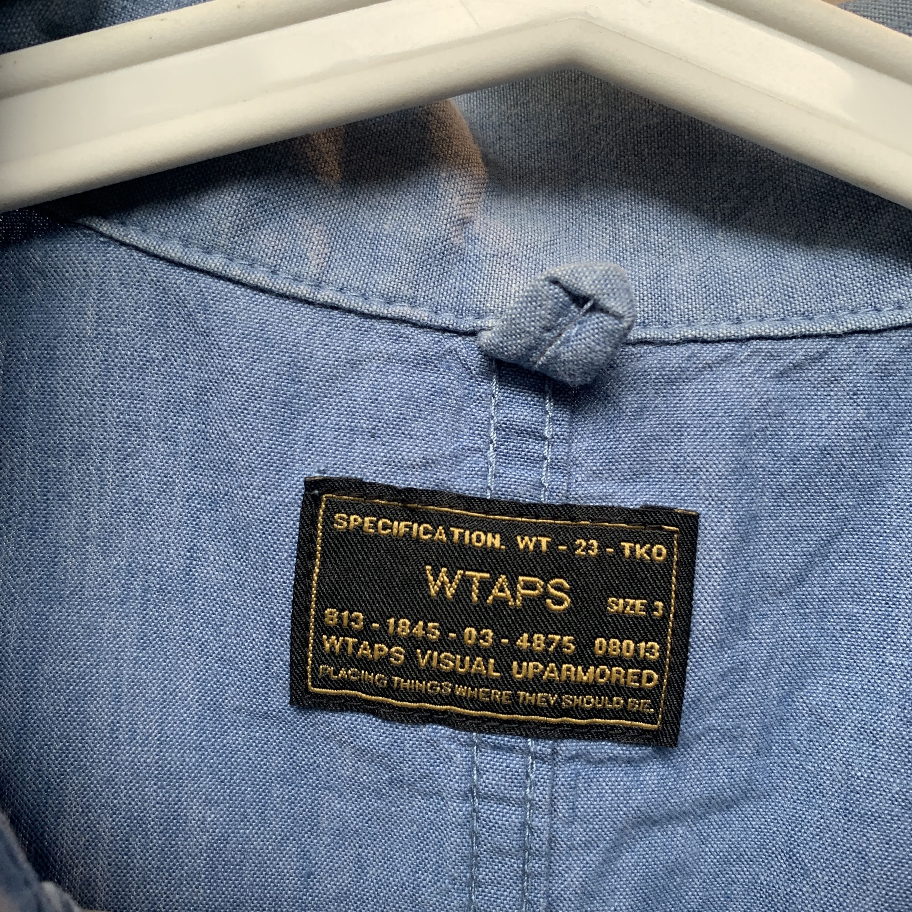 Wtaps Wtaps Buds Ss 01 Shirt Cotton Chambray Size US L / EU 52-54 / 3 - 4 Thumbnail