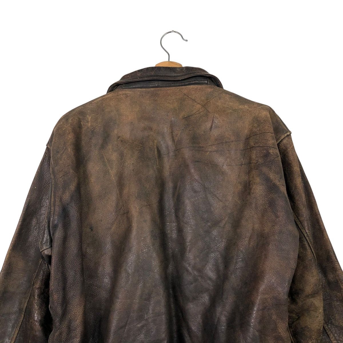 Aero Leathers 🔥TRUE VINTAGE 80’s LEATHER JACKET BLANKET RIDER HORSE Size US M / EU 48-50 / 2 - 11 Thumbnail