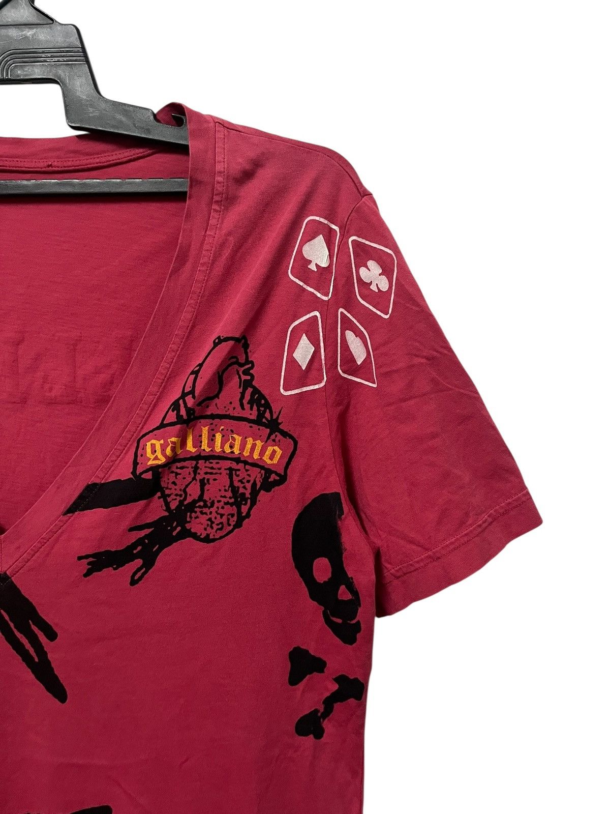 John Galliano 🔥John Galliano Art Tee V-Collar Shirt Size US M / EU 48-50 / 2 - 2 Thumbnail