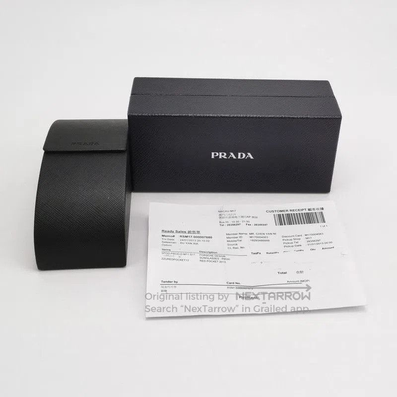 Prada Prada Stylish Full Frame Logo Sunglasses. Size ONE SIZE - 6 Thumbnail