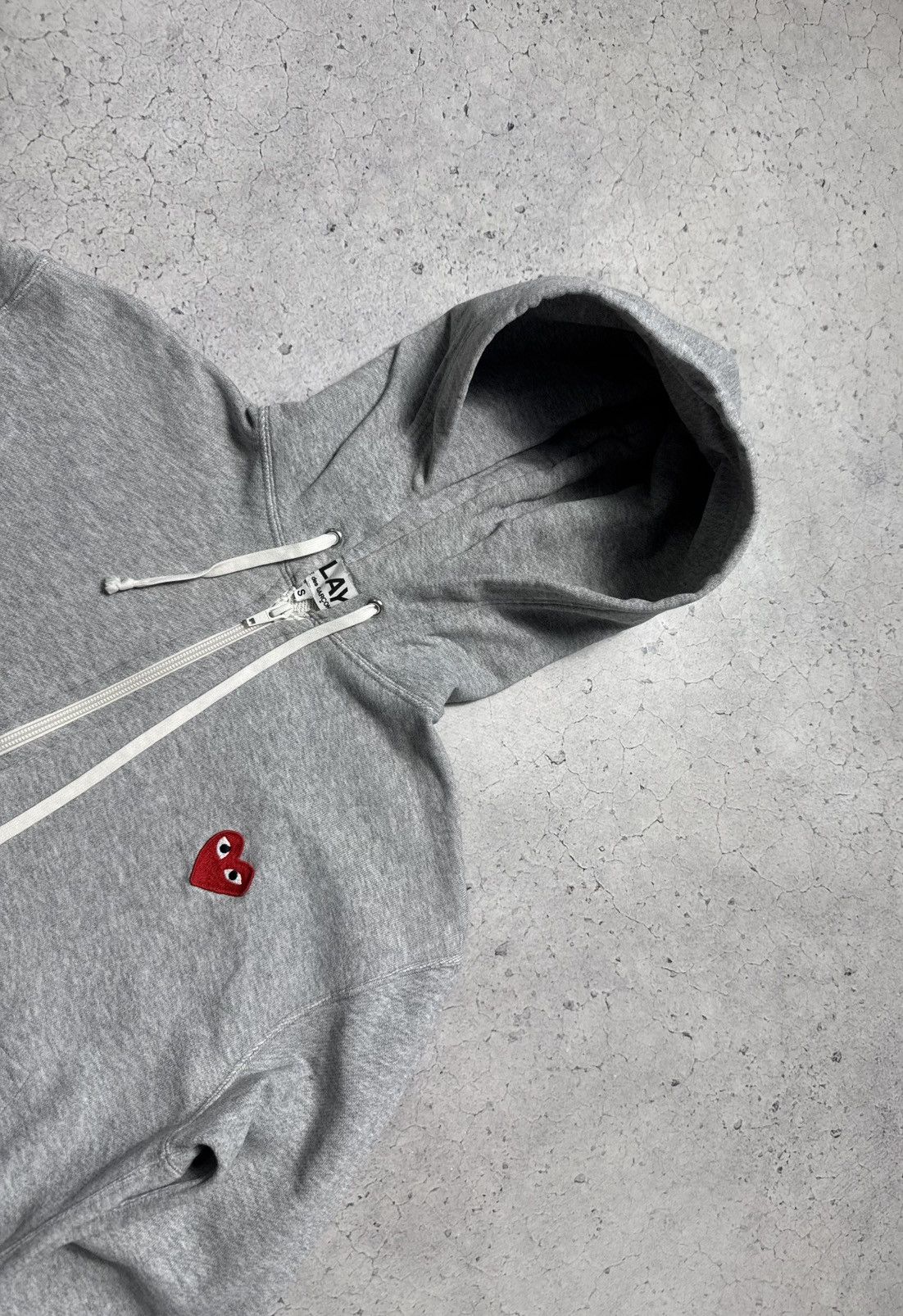 Comme des Garcons PLAY Play Comme des Garcons Love Full Zip Hoodie Size S Size US S / EU 44-46 / 1 - 5 Thumbnail