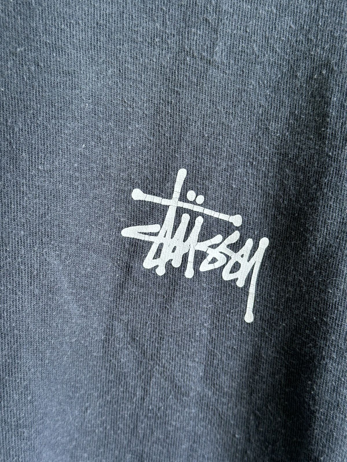 Stussy 🔥VINTAGE STUSSY FADED BIG BACK LOGO T-SHIRT🔥 Size US XL / EU 56 / 4 - 5 Thumbnail