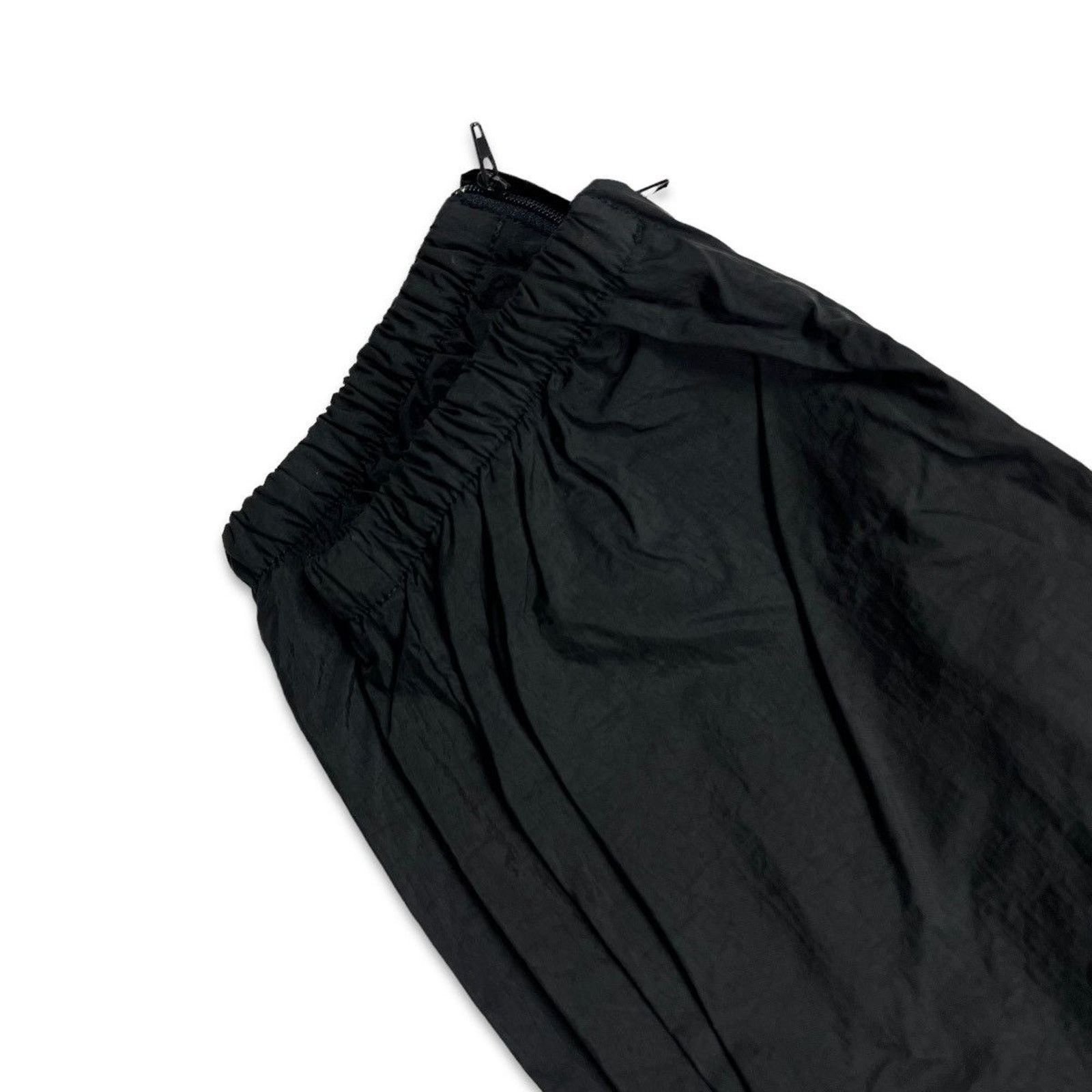 Nike × Vintage Vintage 90s Nike Track Pants Medium Black Swoosh Nylon Size US 26 / EU 42 - 4 Thumbnail