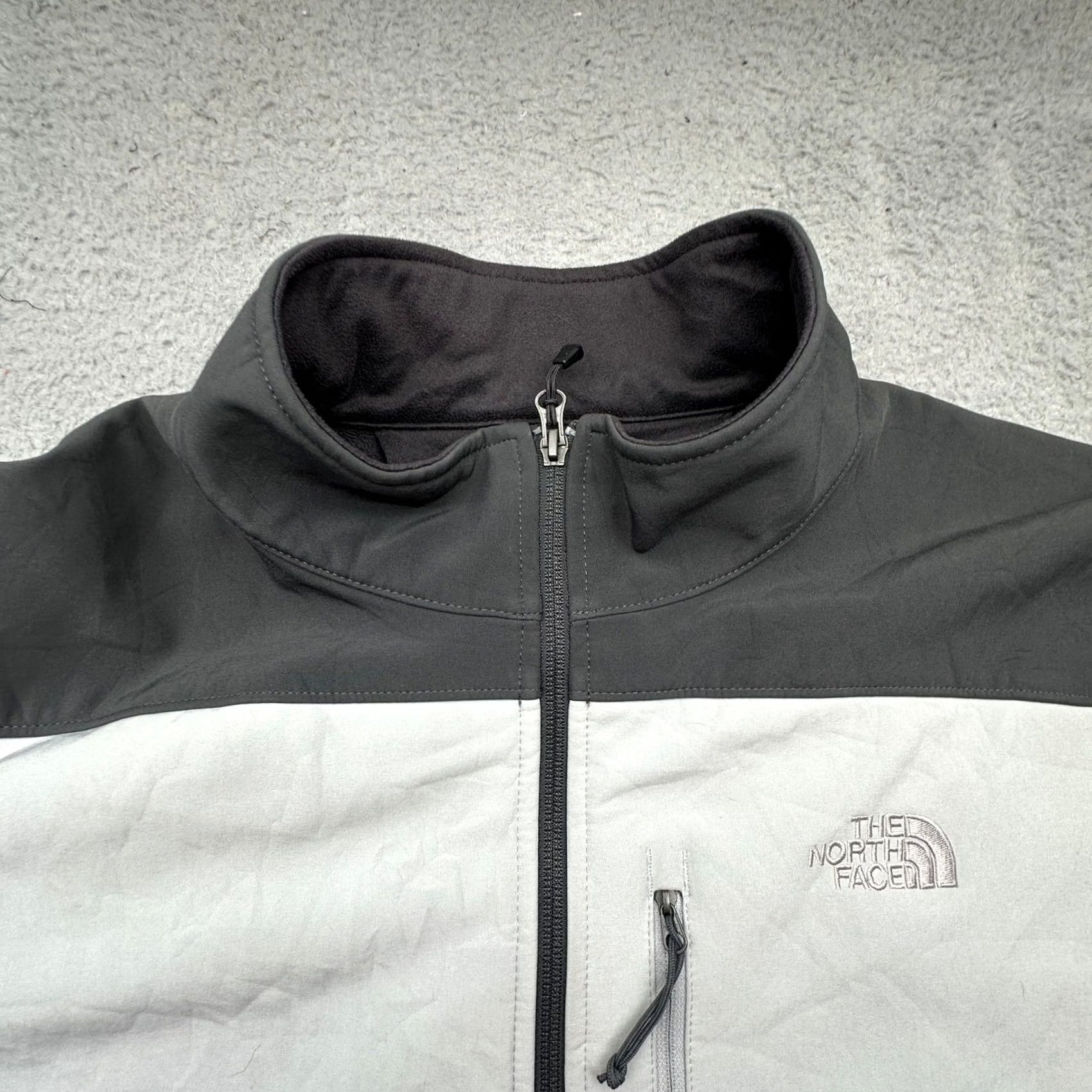 The North Face The North Face AMVY Apex Soft Shell Bionic Jacket Mens 3XL Lined Full Zip Gray Size US XXL / EU 58 / 5 - 7 Thumbnail