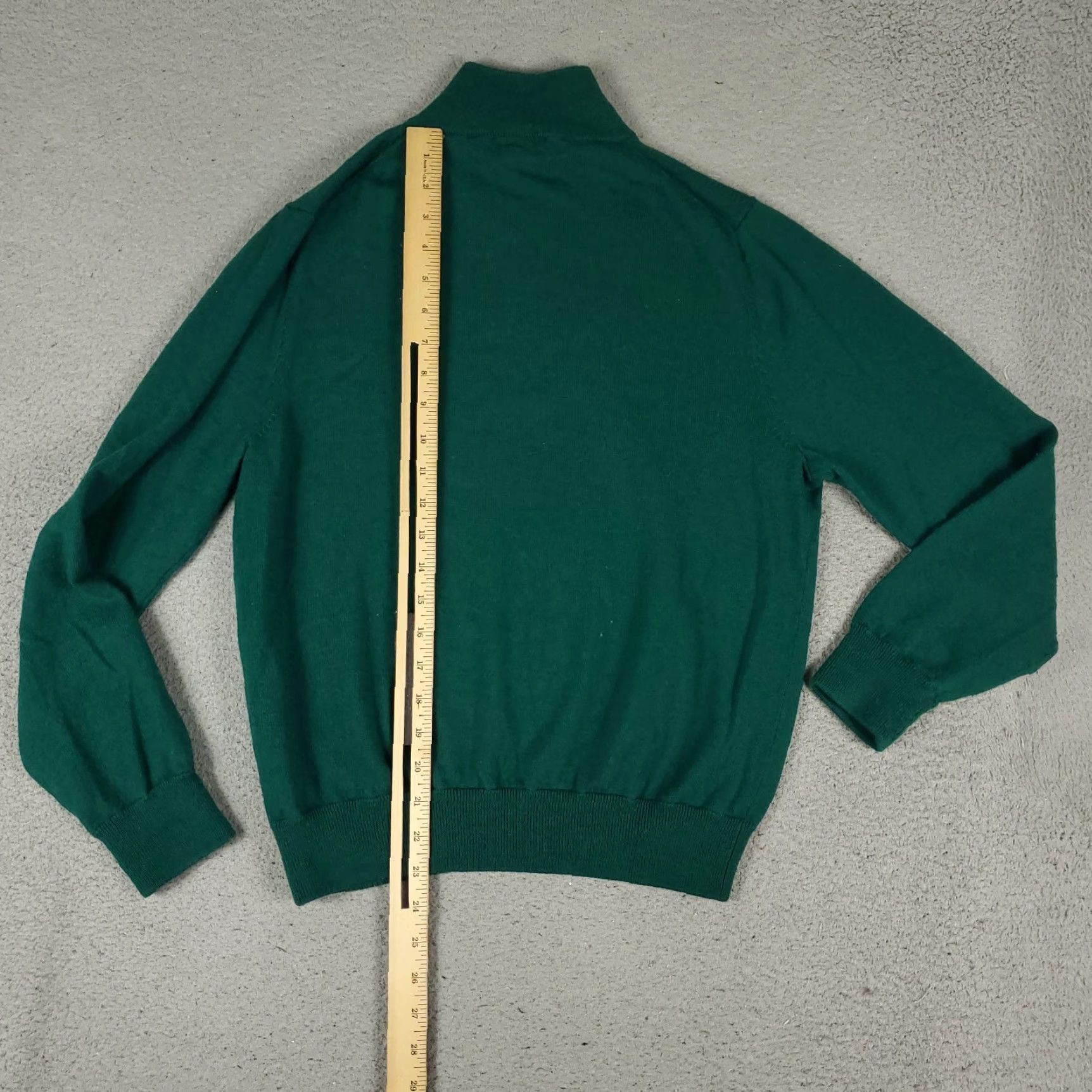 Brooks Brothers Brooks Brothers Sweater Mens XL Small Green Wool Knit 1/4 Zip Sweatshirt Size US S / EU 44-46 / 1 - 5 Thumbnail