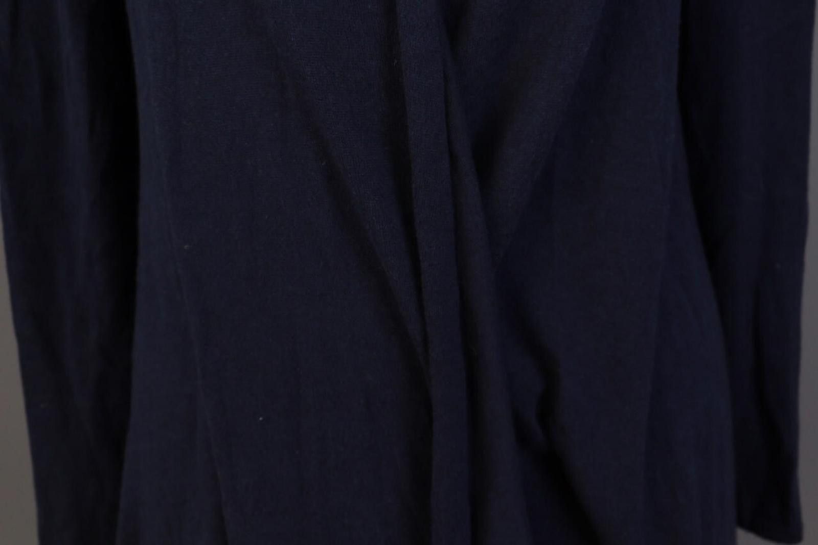 Polo Ralph Lauren Polo Ralph Lauren Blue Wool Silk Wrape Cardigan Size M Size M / US 6-8 / IT 42-44 - 2 Thumbnail