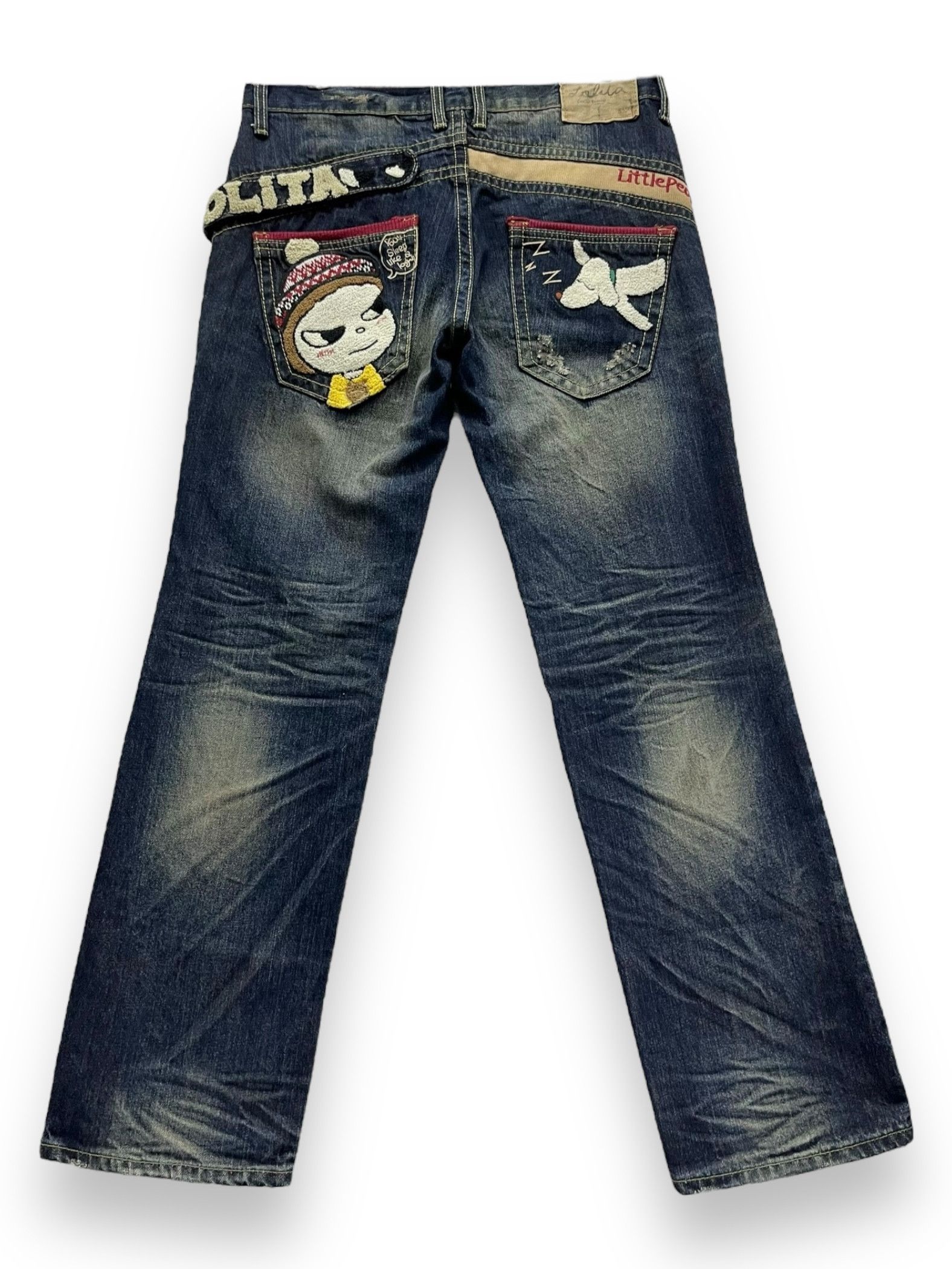Vintage LASTOFFER 🔥 YOSHITOMO NARA x LOLITA Exotic Artist Denim Size 32" / US 10 / IT 46 - 8 Thumbnail