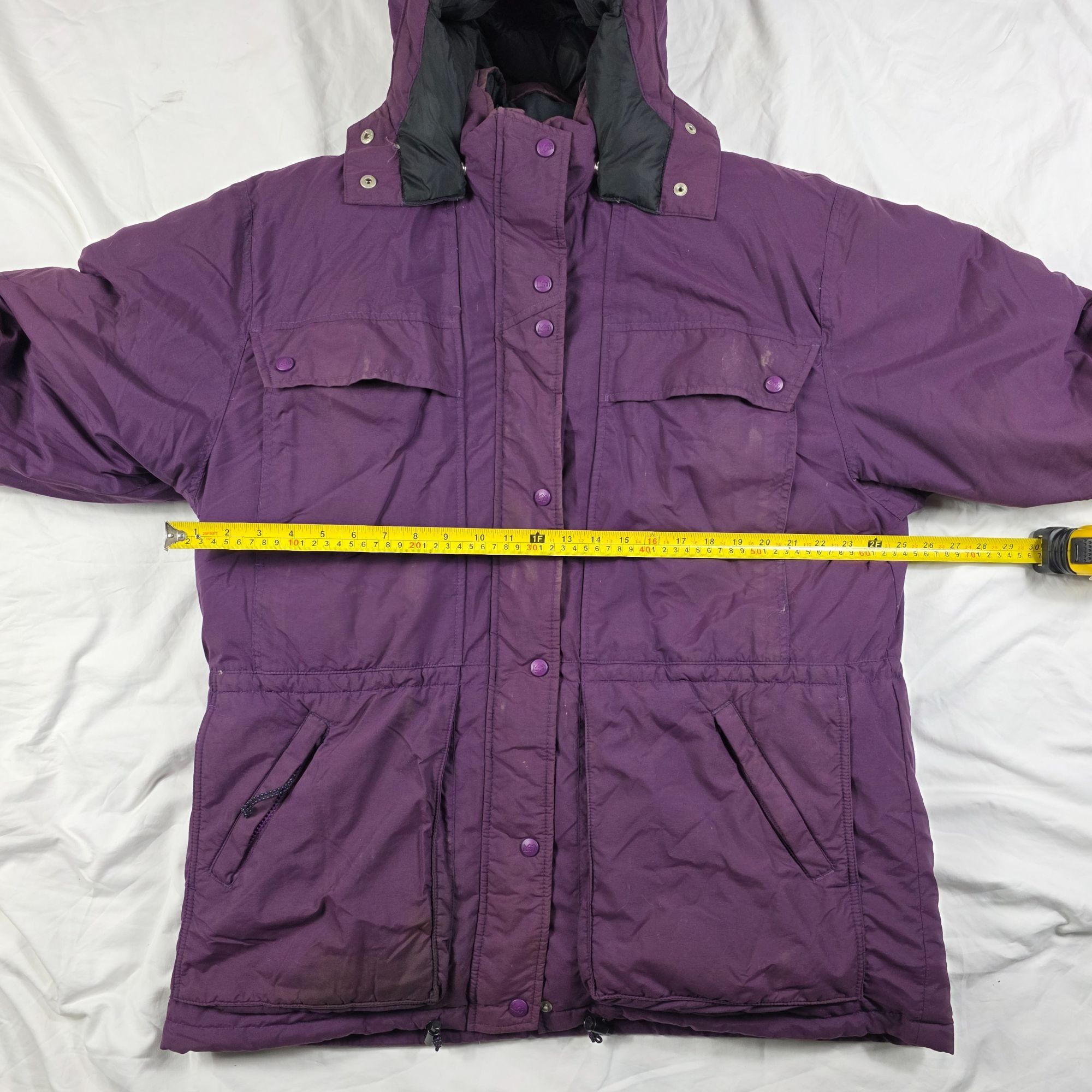 Rei REI Purple Down Parka Jacket Womens Size 16 1994 Retro Heavy Size XXL / US 16-18 / IT 52-54 - 7 Thumbnail