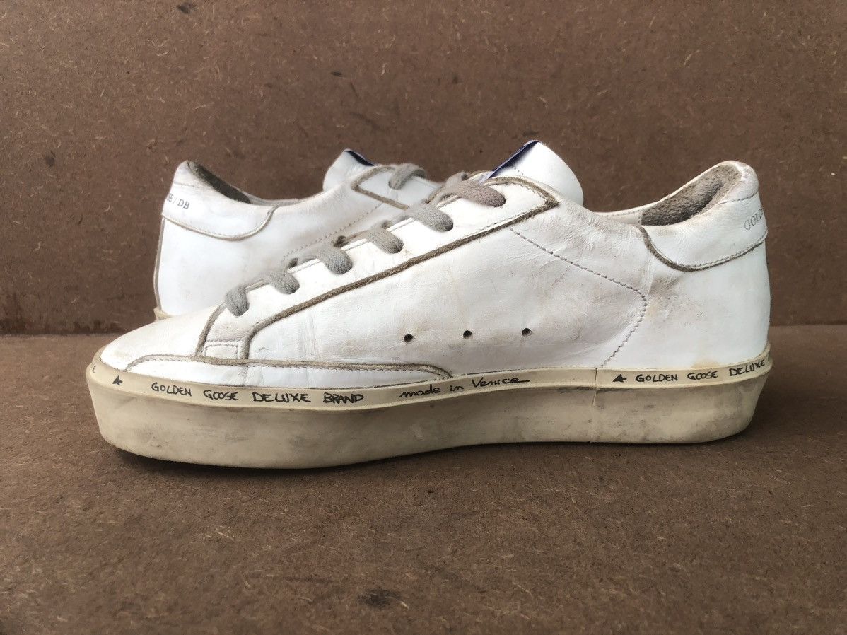 Golden Goose Golden Goose Hi-Star White Leather Women’s Sneakers Size 37 Size US 7 / IT 37 - 8 Thumbnail