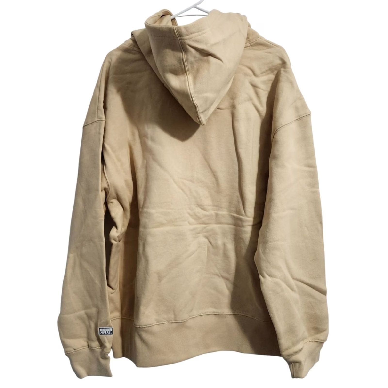 Vintage Pro Club Womens XL Hoodie Long Sleeve Cotton Sweatshirt Pullover Beige Size XL / US 12-14 / IT 48-50 - 2 Thumbnail