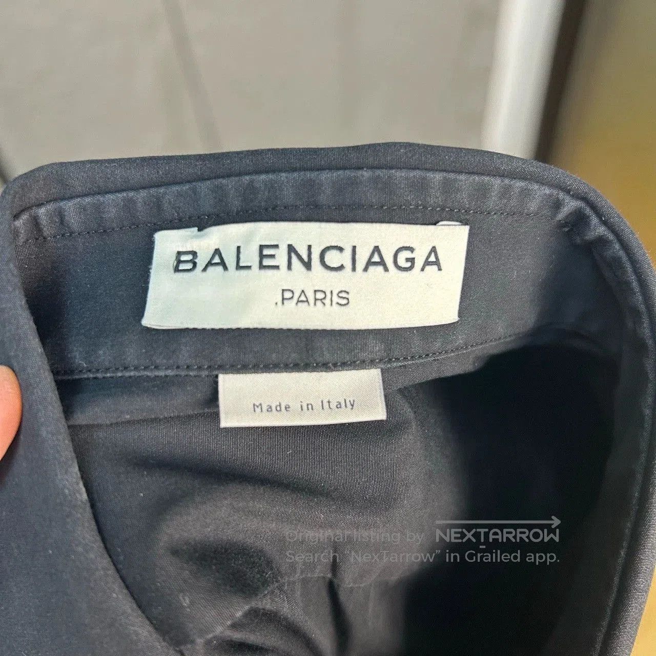 Balenciaga Balenciaga Black Long Sleeve Shirt for Sale. Size US M / EU 48-50 / 2 - 3 Thumbnail