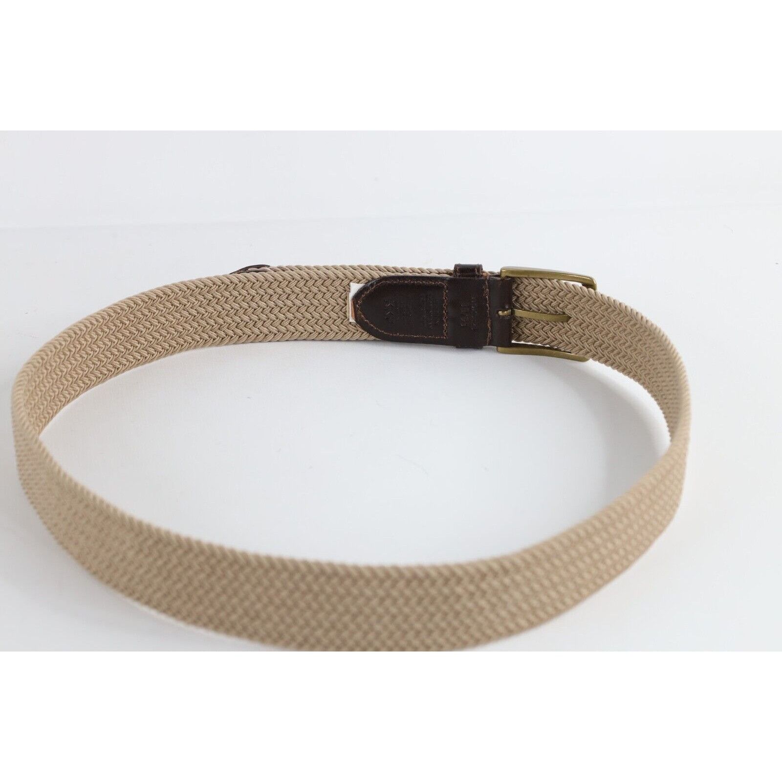 Dockers × Vintage Vintage 90s Dockers raided Nylon Stretch Webbed Belt Size 38 - 4 Thumbnail
