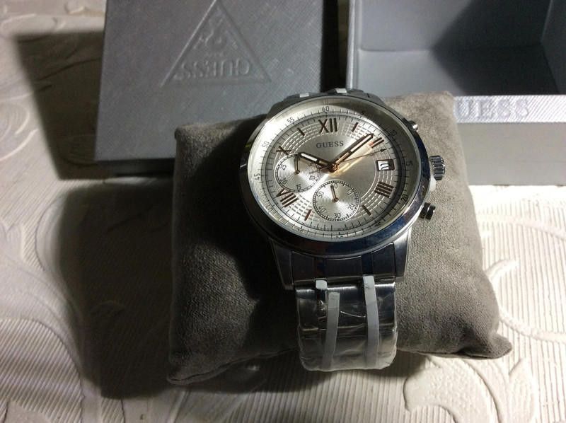 Guess Guess men's silver watch Size ONE SIZE - 4 Thumbnail