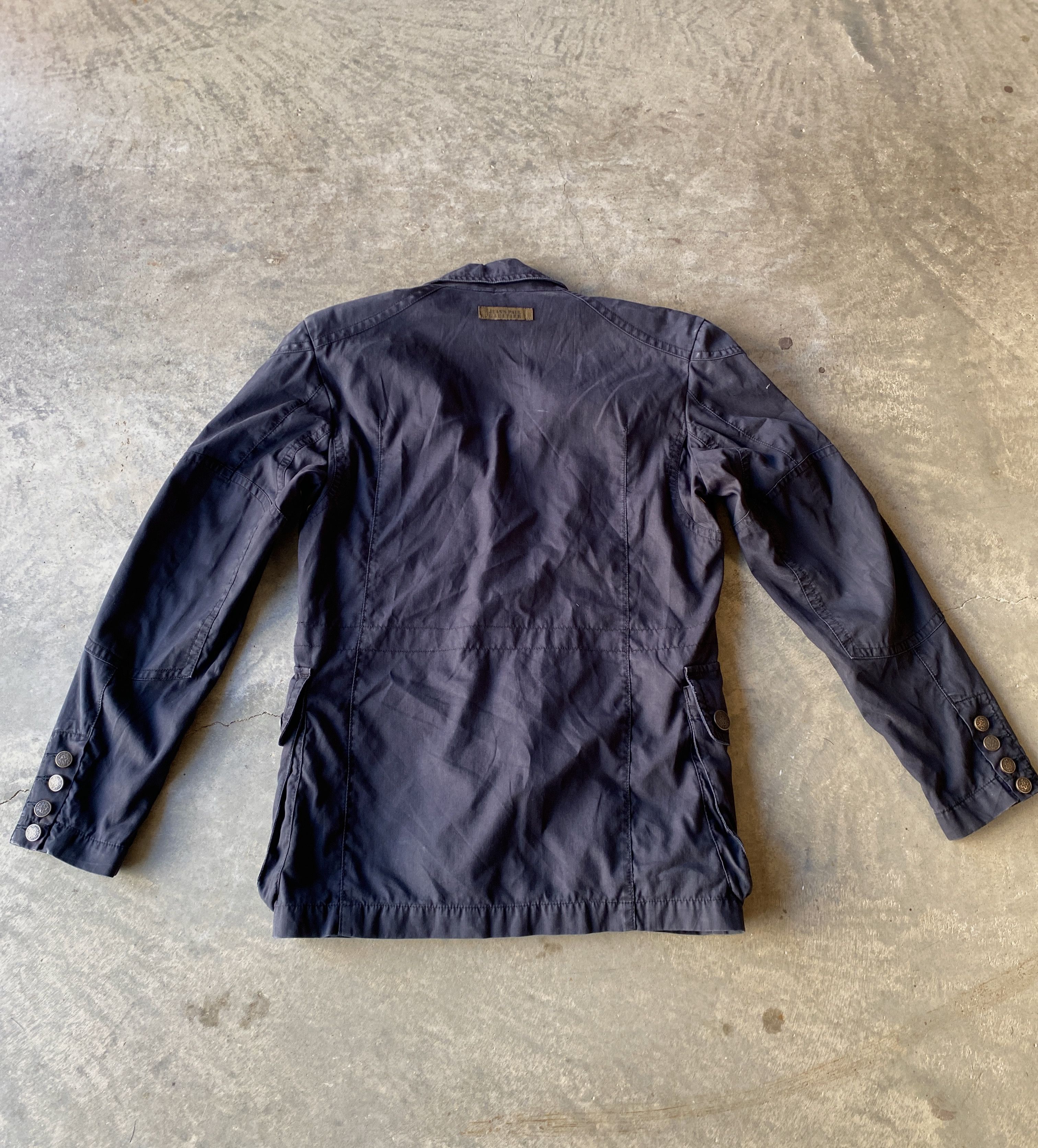 Jean Paul Gaultier Jean Paul Gaultier Navy Multi-Pocket Military Field Jacket Size US M / EU 48-50 / 2 - 3 Thumbnail