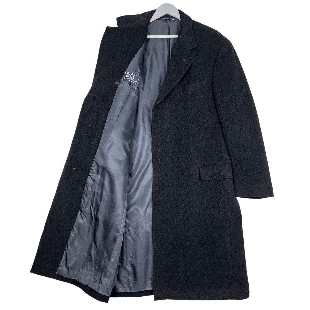Polo Ralph Lauren 🔥 POLO RALPH LAUREN WOOL HAIR OVERCOAT Size US L / EU 52-54 / 3 - 9 Thumbnail