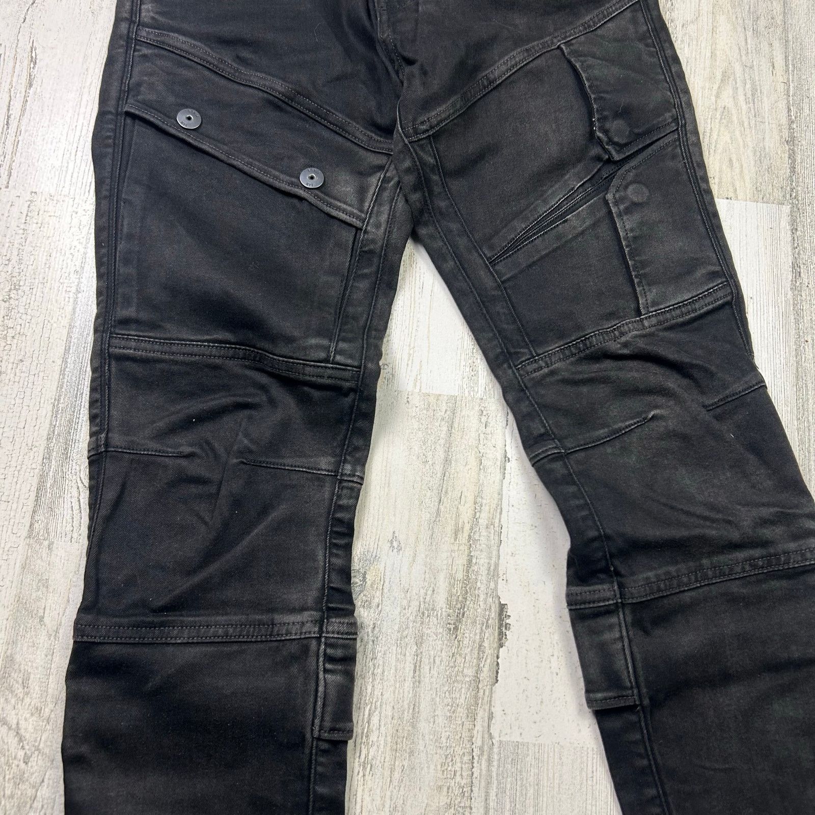 G-Star G-Star RAW Airblaze 3D Skinny Fit Black Jeans Size US 30 / EU 46 - 2 Thumbnail