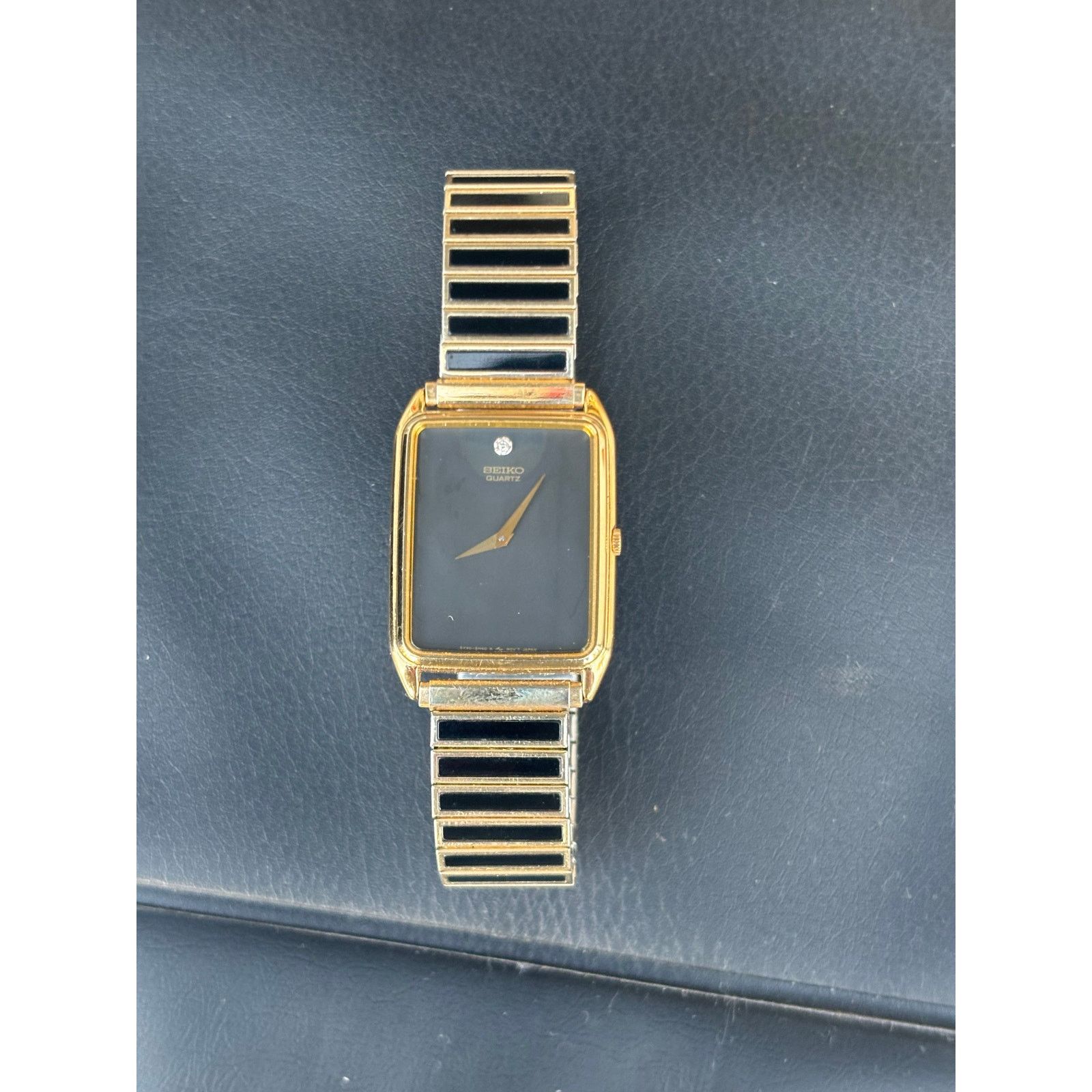 Seiko Vintage Seiko Diamond 5Y30-5D59 2-Tone Men’s Watch! Size ONE SIZE - 6 Thumbnail