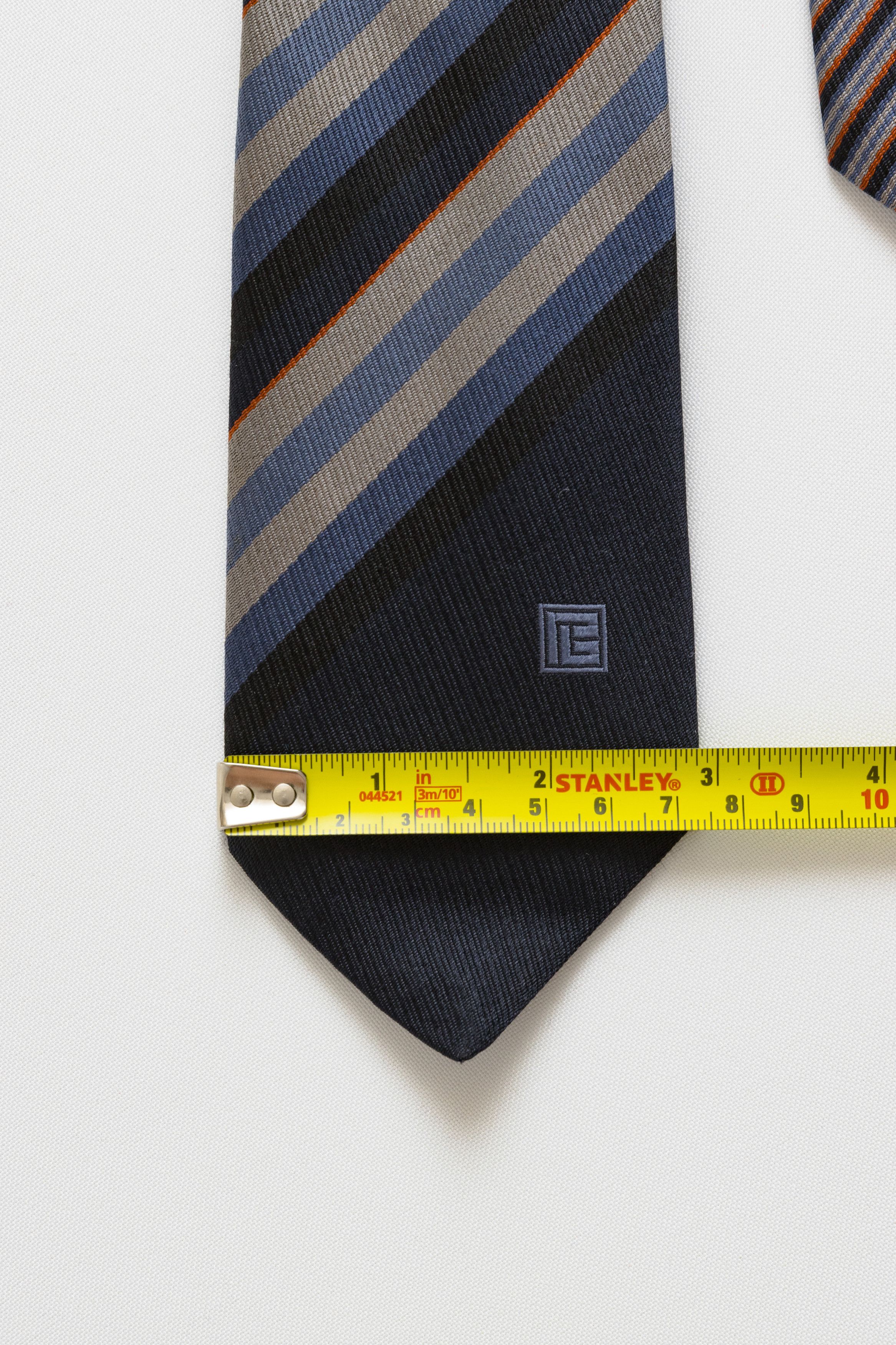 Pierre Balmain PIERRE BALMAIN Tie 100% silk necktie retro silk tie 060 Size ONE SIZE - 4 Thumbnail