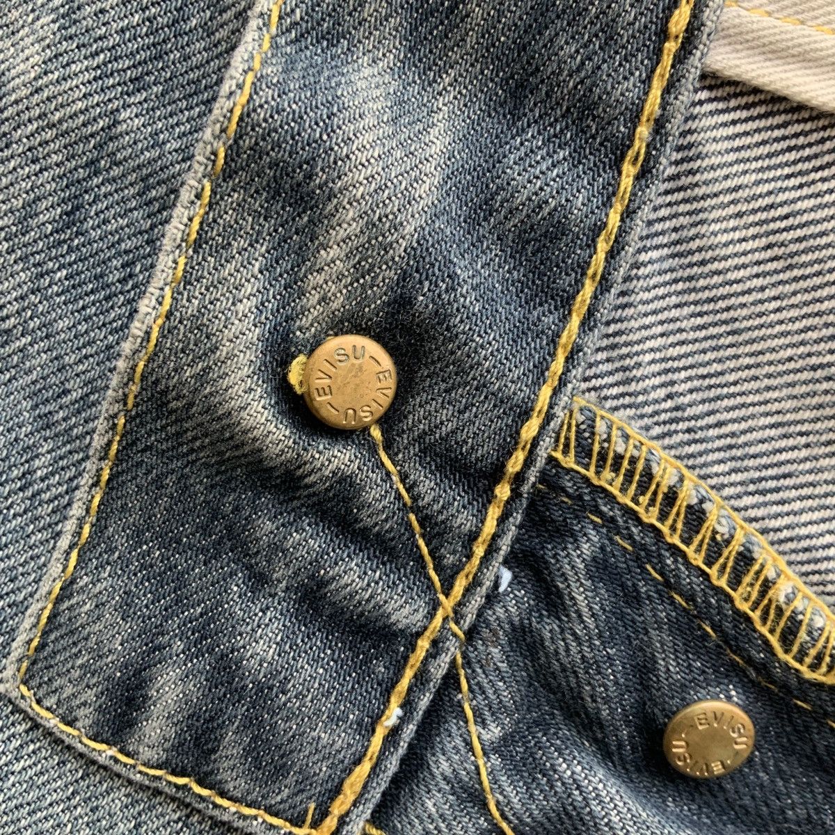 Evisu × Japanese Brand EVISU DOWLUCK EMBROIDERED SELVEDGE JEANS Size US 26 / EU 42 - 16 Thumbnail