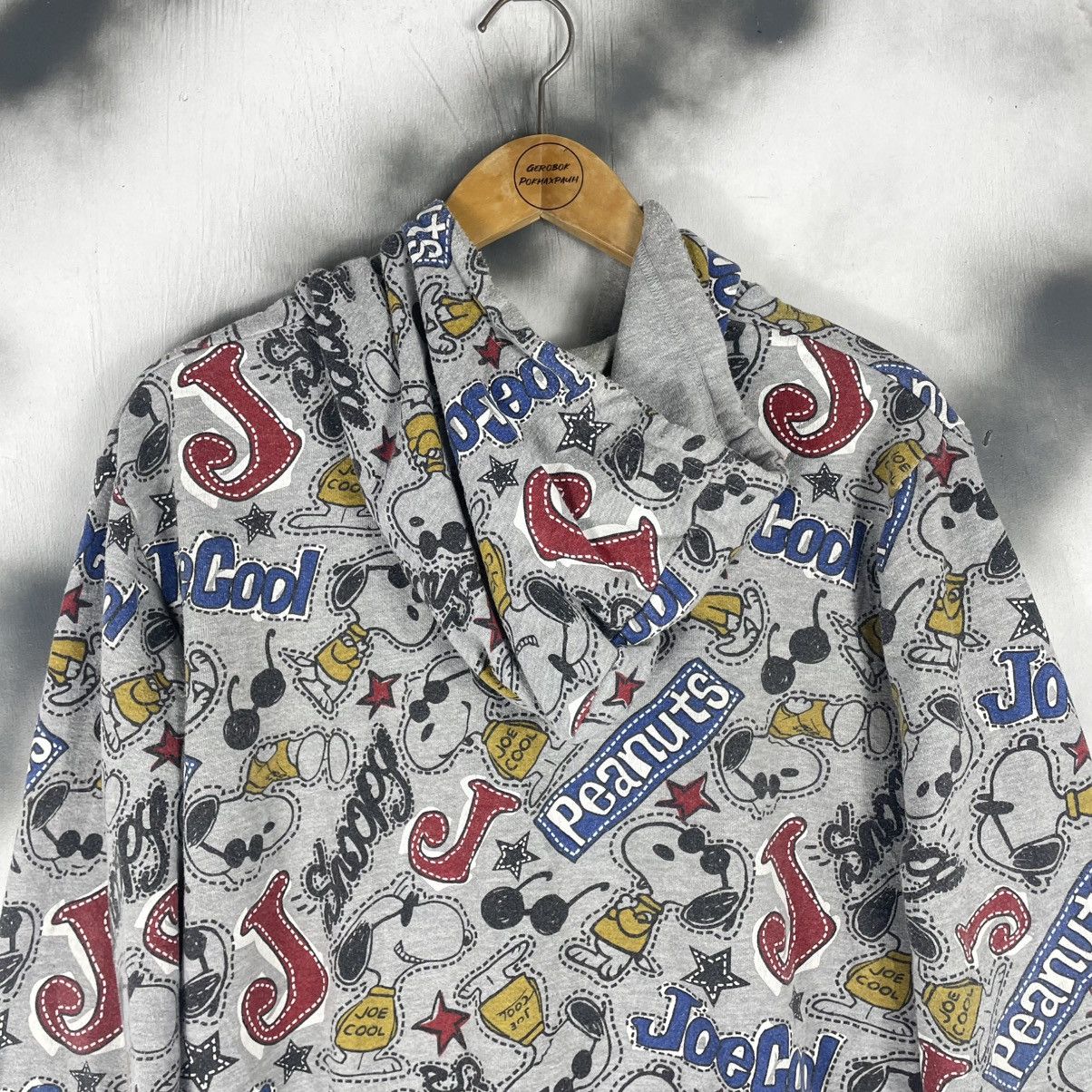 Peanuts Joe Cool Peanuts Snoopy Fullprint Hoodies Size US L / EU 52-54 / 3 - 9 Thumbnail