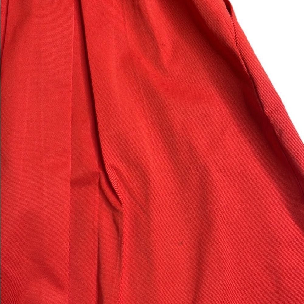 Max Mara MaxMara Red Pleated Open Back Sleeveless Mini Dress Size 8 Size M / US 6-8 / IT 42-44 - 10 Thumbnail