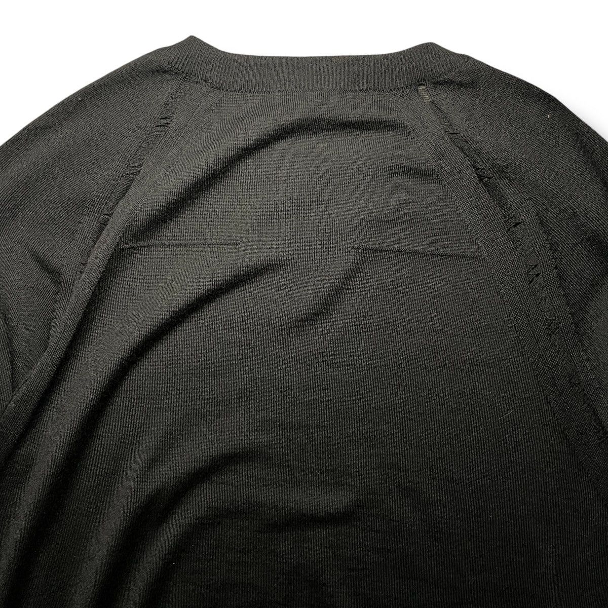 Dior Dior Homme S/S08 Kris Van Assche Distress Knitted Sweatshirt Size US S / EU 44-46 / 1 - 10 Thumbnail