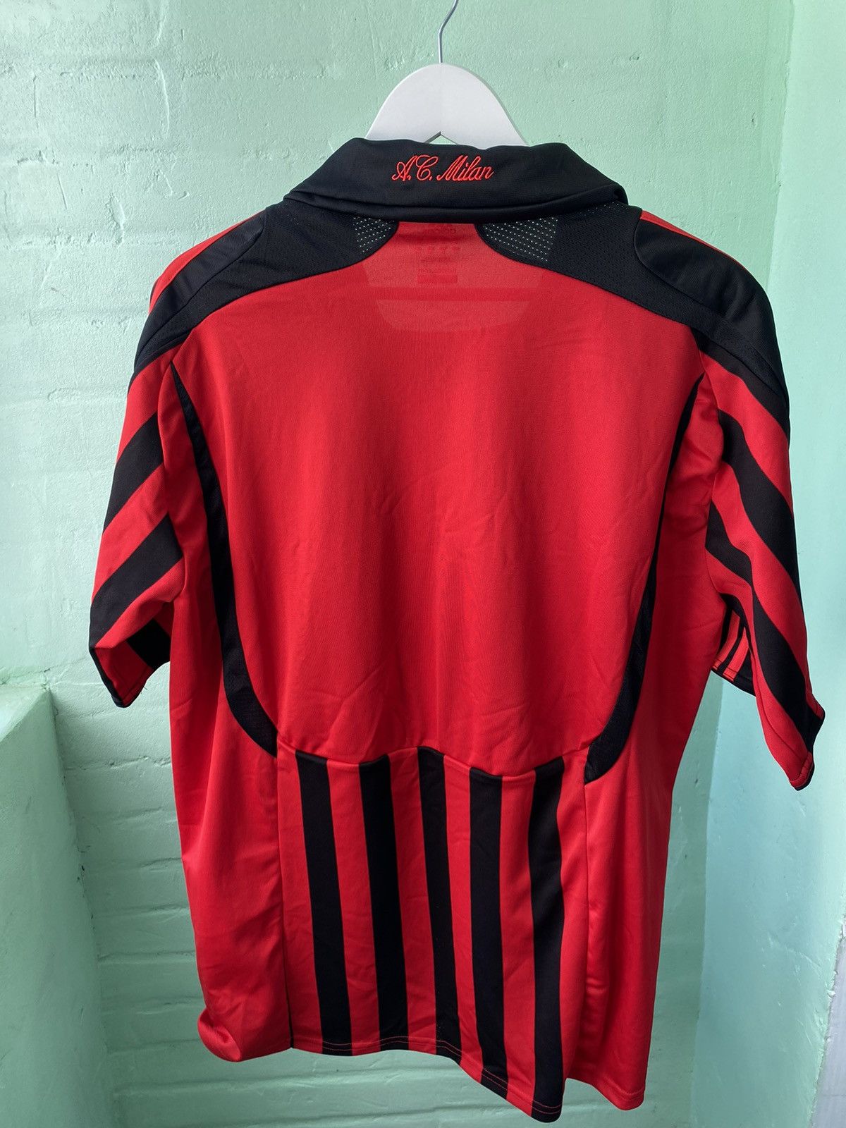 Adidas AC Milan 2007 2008 Adidas Home Soccer Jersey Football Shirt Size US XL / EU 56 / 4 - 12 Thumbnail