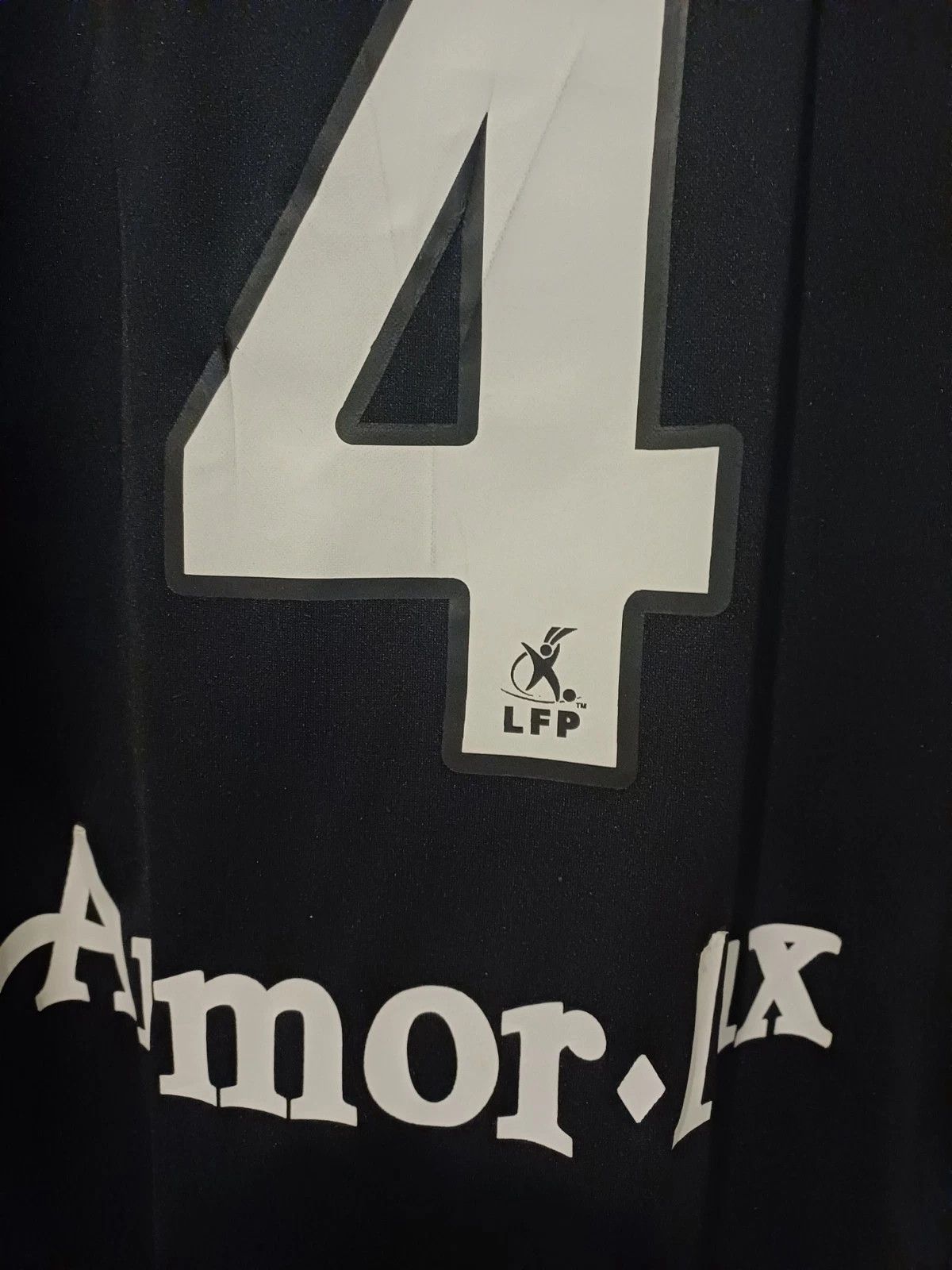 Errea FC Lorient 2004-05 Match Issue/Worn Shirt #4 DAHOU - Erreà Size US XXL / EU 58 / 5 - 12 Thumbnail