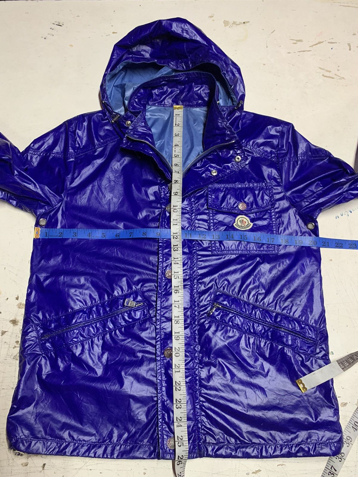Moncler Auth men’s moncler ganguin blue nylon windbreaker casual Size US M / EU 48-50 / 2 - 20 Thumbnail