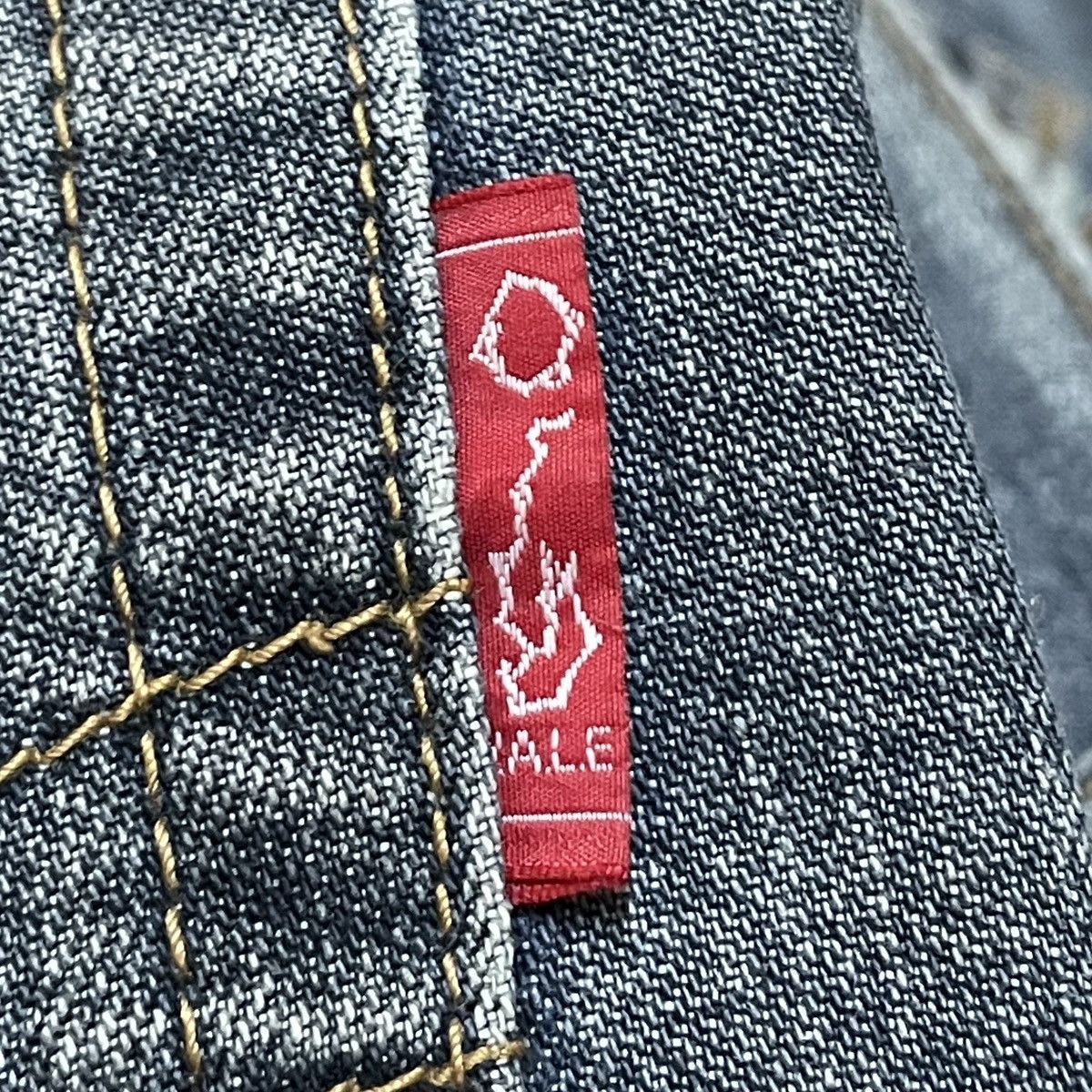 Vale Very Rare Vintage Brand Vale Hand Printed Baggy Jeans 2000s Size US 26 / EU 42 - 9 Thumbnail