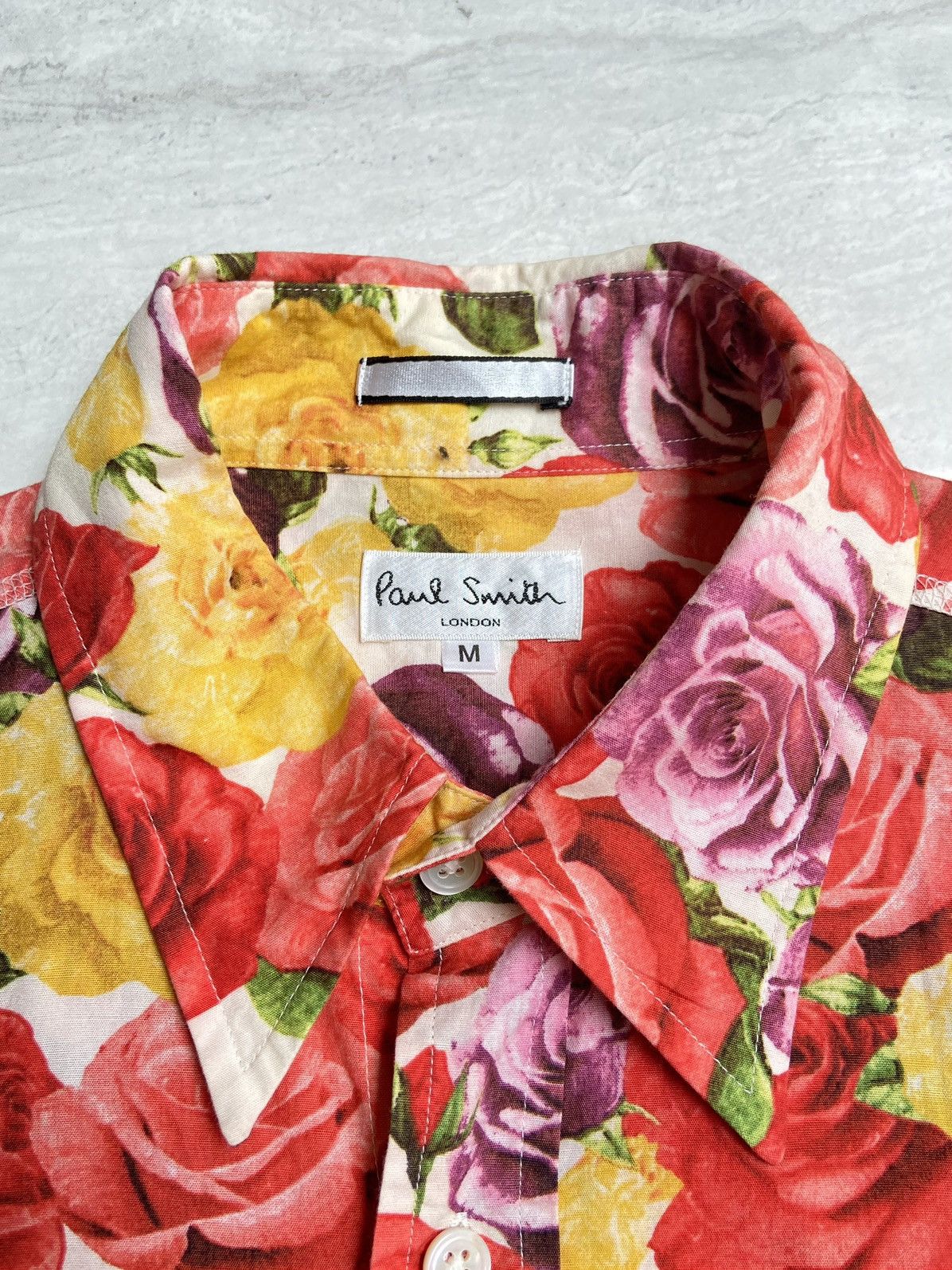Paul Smith PAUL SMITH Motive Flower Shirt Size US S / EU 44-46 / 1 - 11 Thumbnail