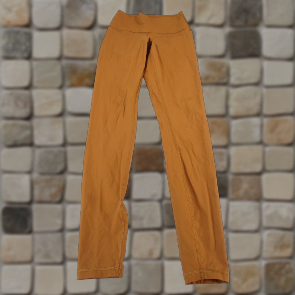 Everlane EVERLANE Leggings Womens Small Orange Stretch Ankle Activewear Gym Yoga Size 28" / US 6 / IT 42 - 1 Thumbnail