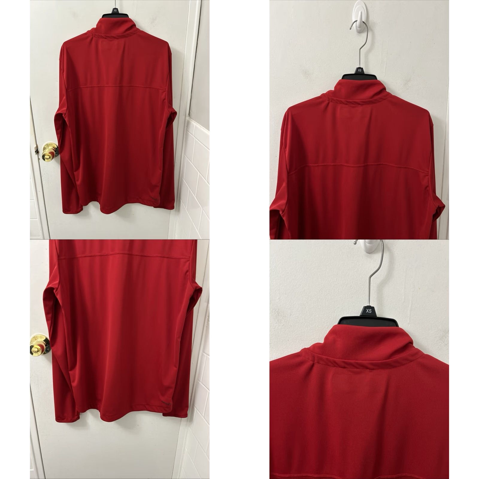 Adidas Adidas 1/4 Zip Mens Sz Medium Red SHU Pioneers Athletic Pullover Sweatshirt L/S Shirt Mens Medium Red Adidas Track Jacket Sports College Size US M / EU 48-50 / 2 - 8 Thumbnail