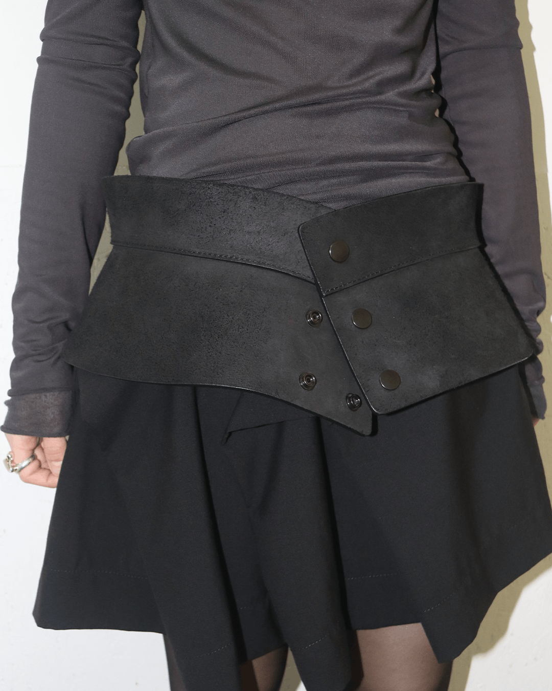 Rick Owens Rick Owens AW10 "GLEAM" Leather Hip Belt Size ONE SIZE - 4 Thumbnail
