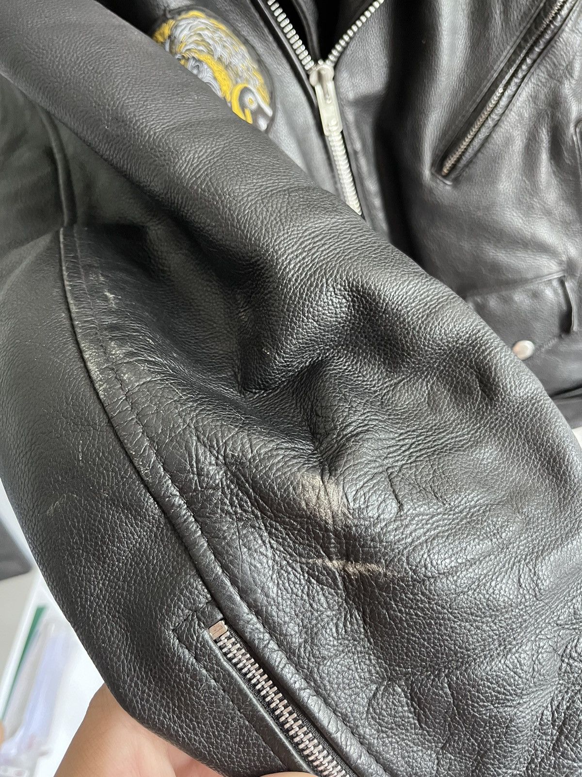 Iron Maiden × Vintage Highway leather Moto jacket Size US L / EU 52-54 / 3 - 10 Thumbnail