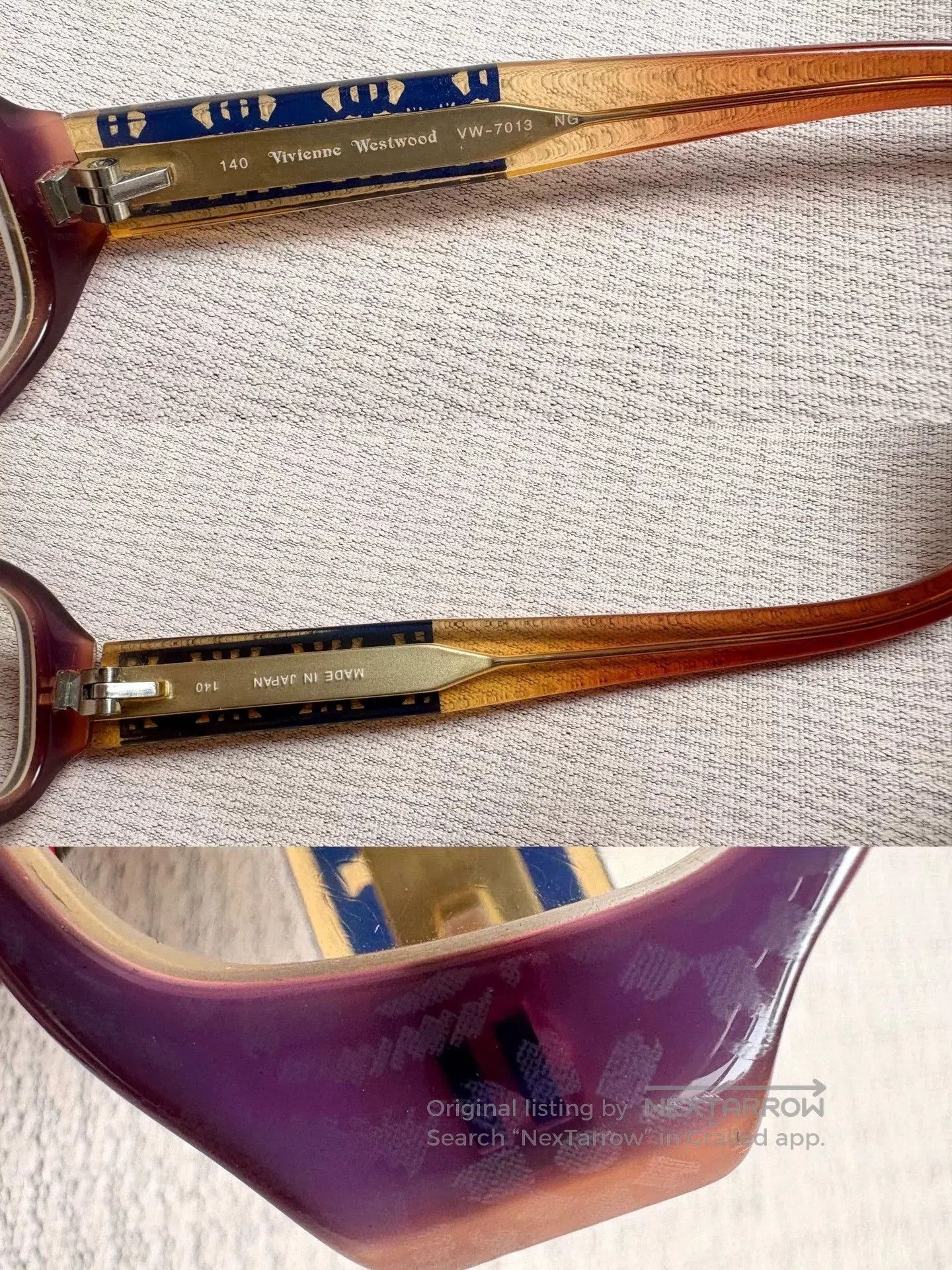 Vivienne Westwood Vivienne Westwood Vintage Skull Square Glasses. Size ONE SIZE - 3 Thumbnail