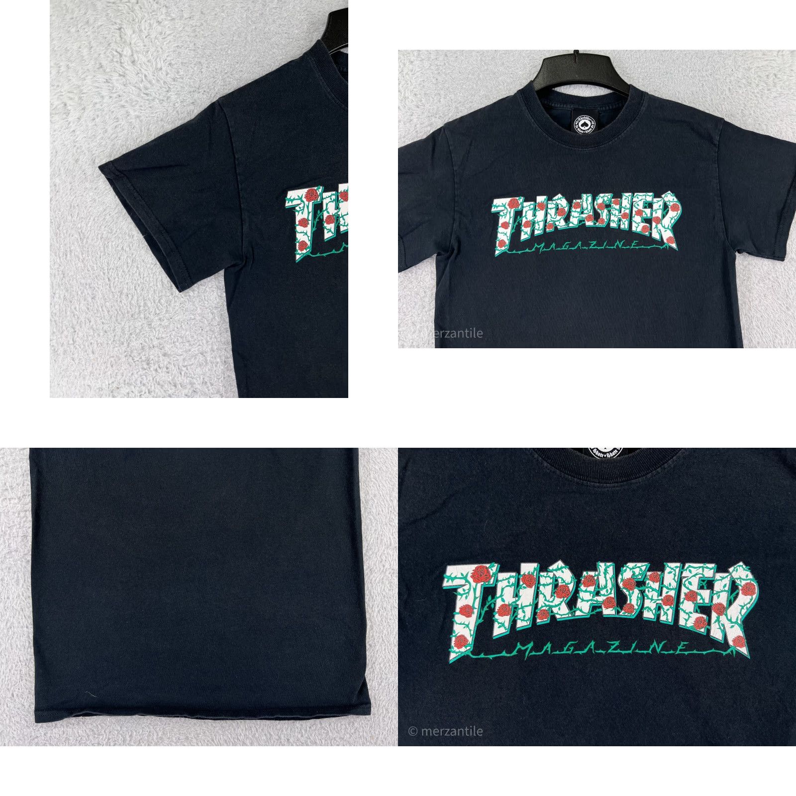 Thrasher Thrasher Shirt Men’s Small Black 100% Cotton Logo Skate Retro Beach 90s Shirt Mens T-Shirt Size US S / EU 44-46 / 1 - 8 Thumbnail
