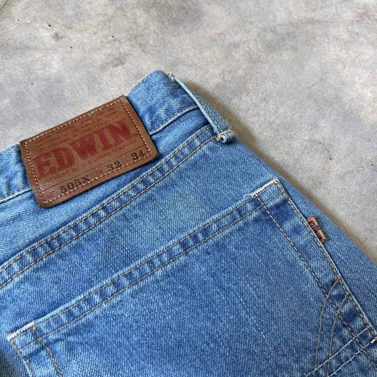Kapital Edwin 505x Selvedge Regular Straight Fit Jeans Size US 31 - 4 Thumbnail