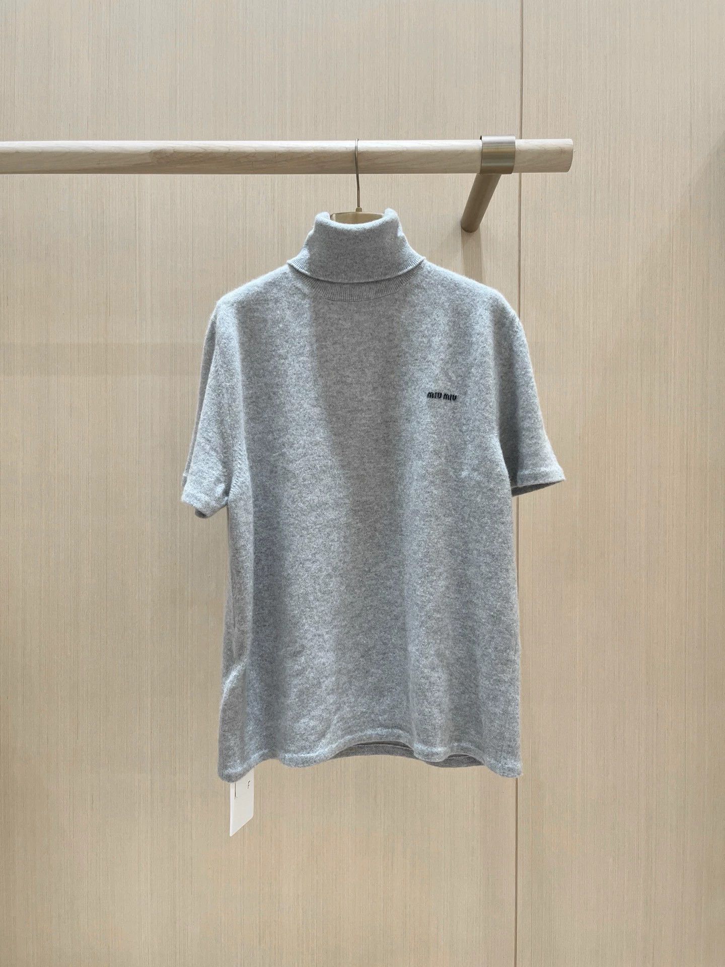 Miu Miu Miu Miu 99 New Gray Cashmere Turtleneck Sweater 38 Size XS / US 0-2 / IT 36-38 - 1 Thumbnail