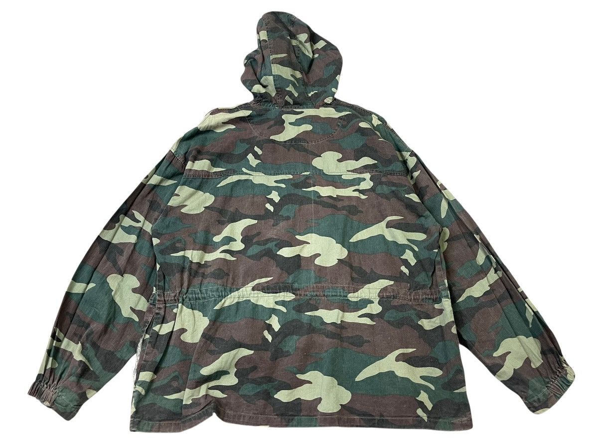 Japanese Brand Vintage Half Zipper Hoodie Army Jacket Camouflage Size US L / EU 52-54 / 3 - 2 Thumbnail