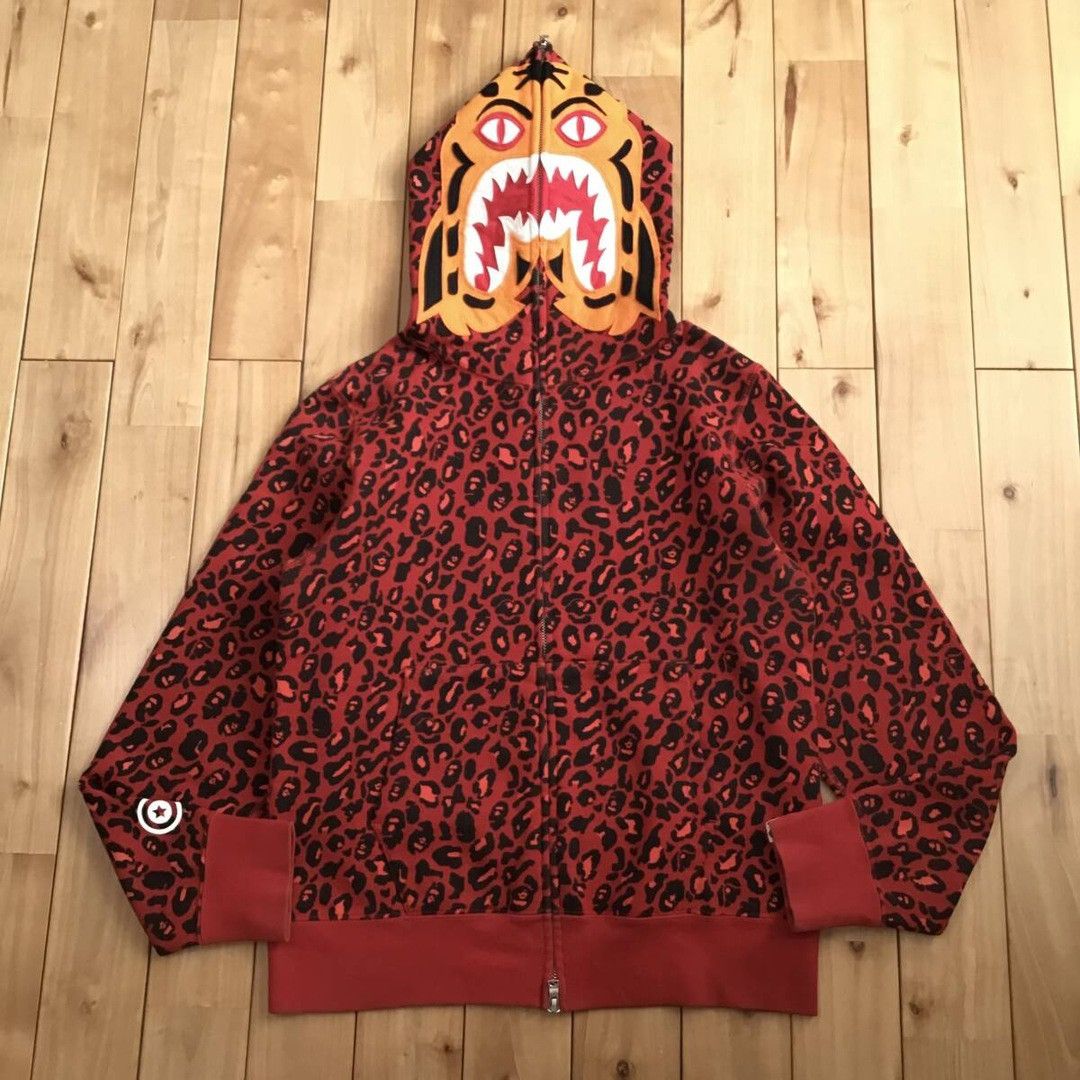 Bape × Nigo BAPE Leopard camo Tiger full zip hoodie a bathing ape NIGO Size US M / EU 48-50 / 2 - 1 Thumbnail
